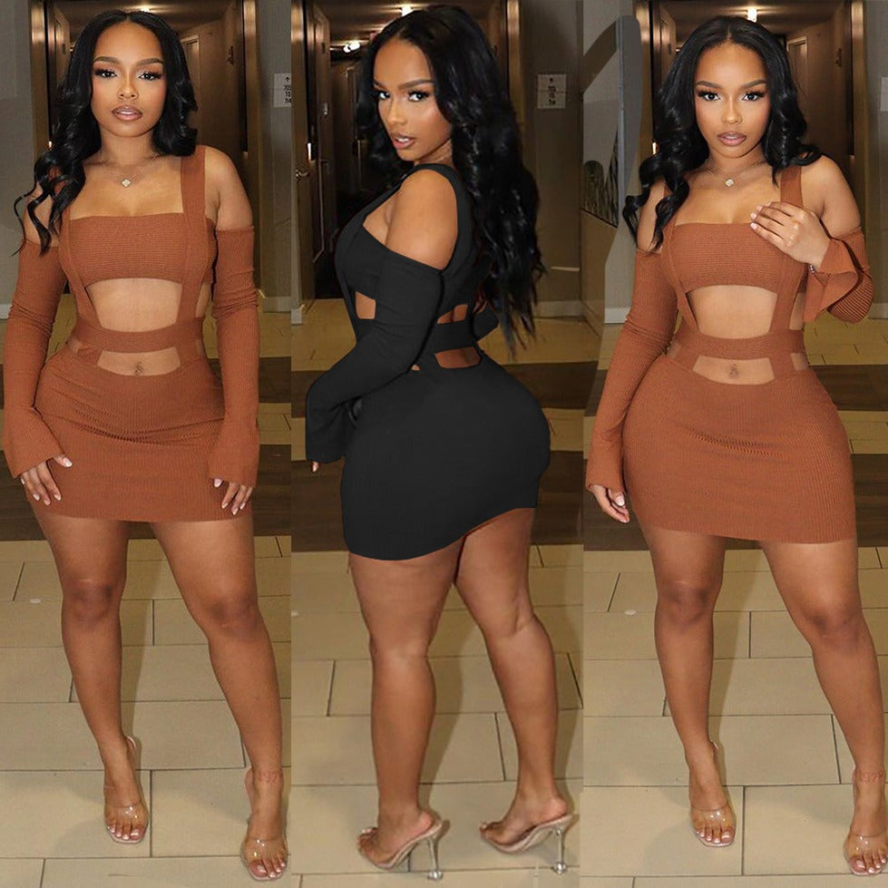 Sleeveless Cutout Bodycon Mini Dress
