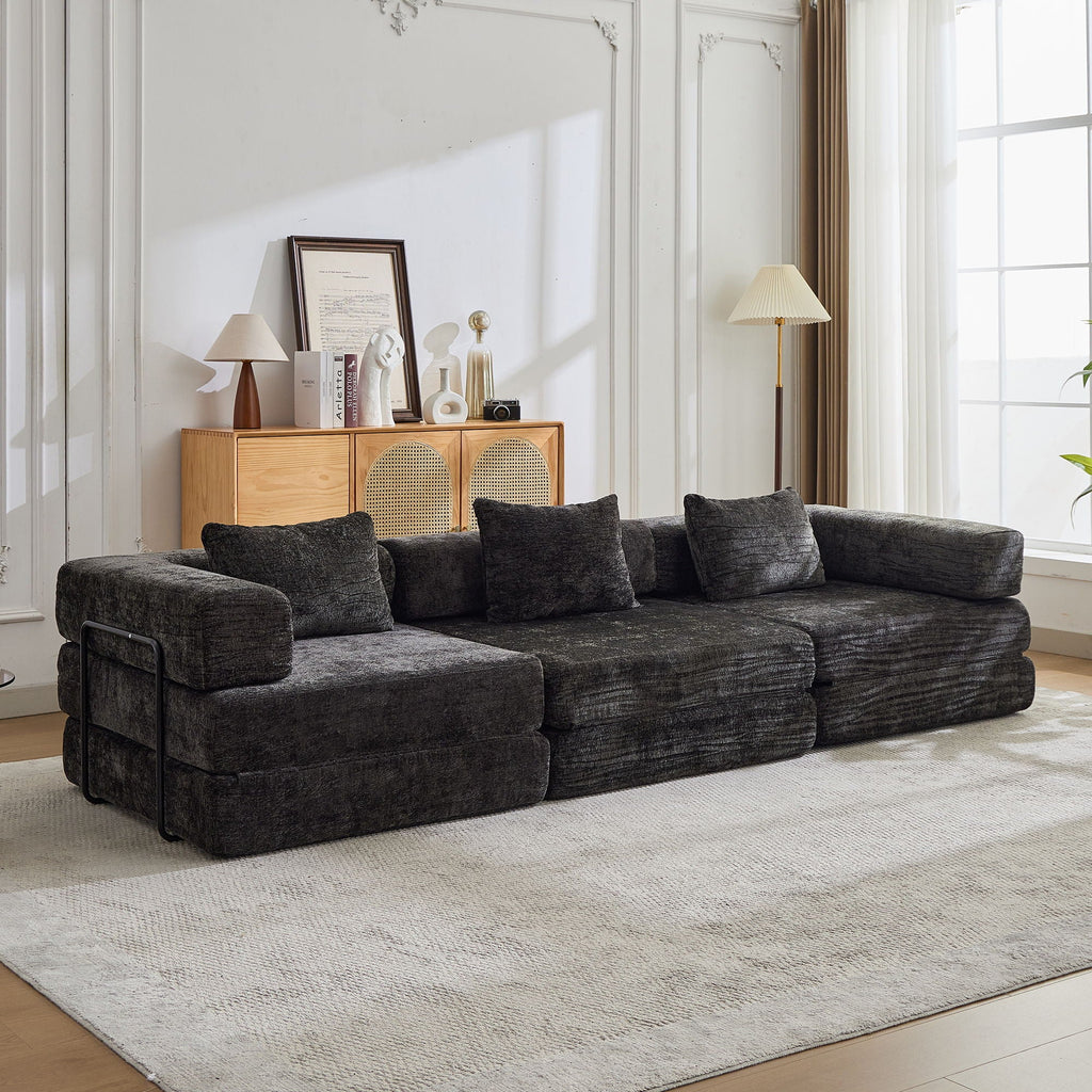 Convertible Floor Sofa Bed with Modular Design - Multiple Colors
