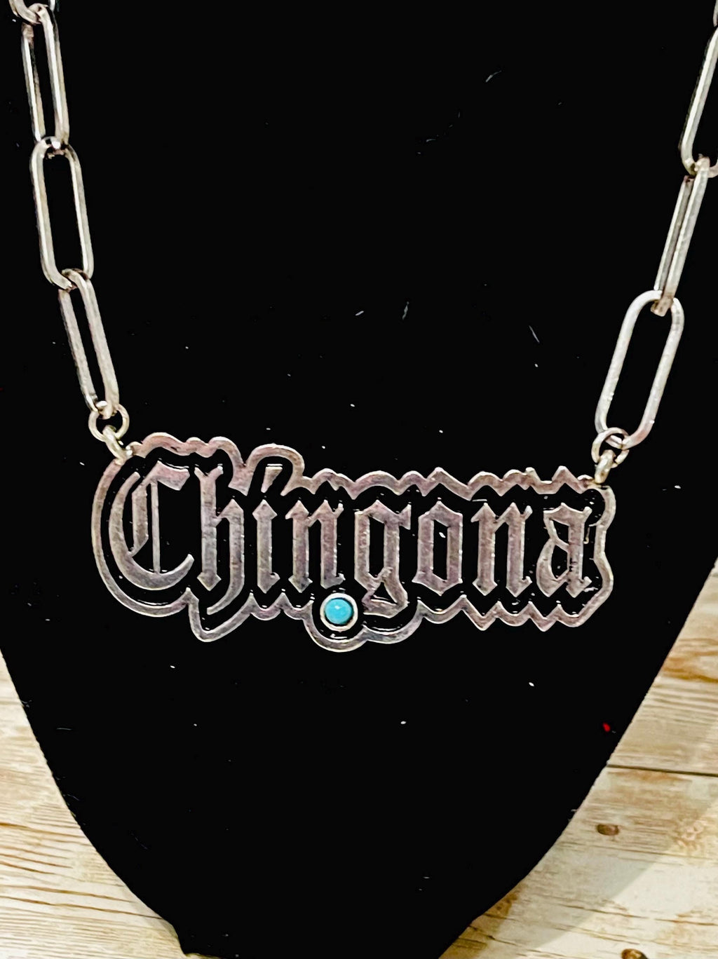 Chingona Necklace & Earrings Set