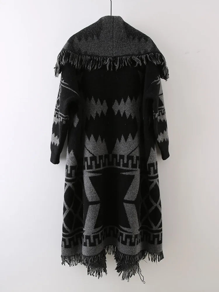 Tassel Knit Cardigan Jacket