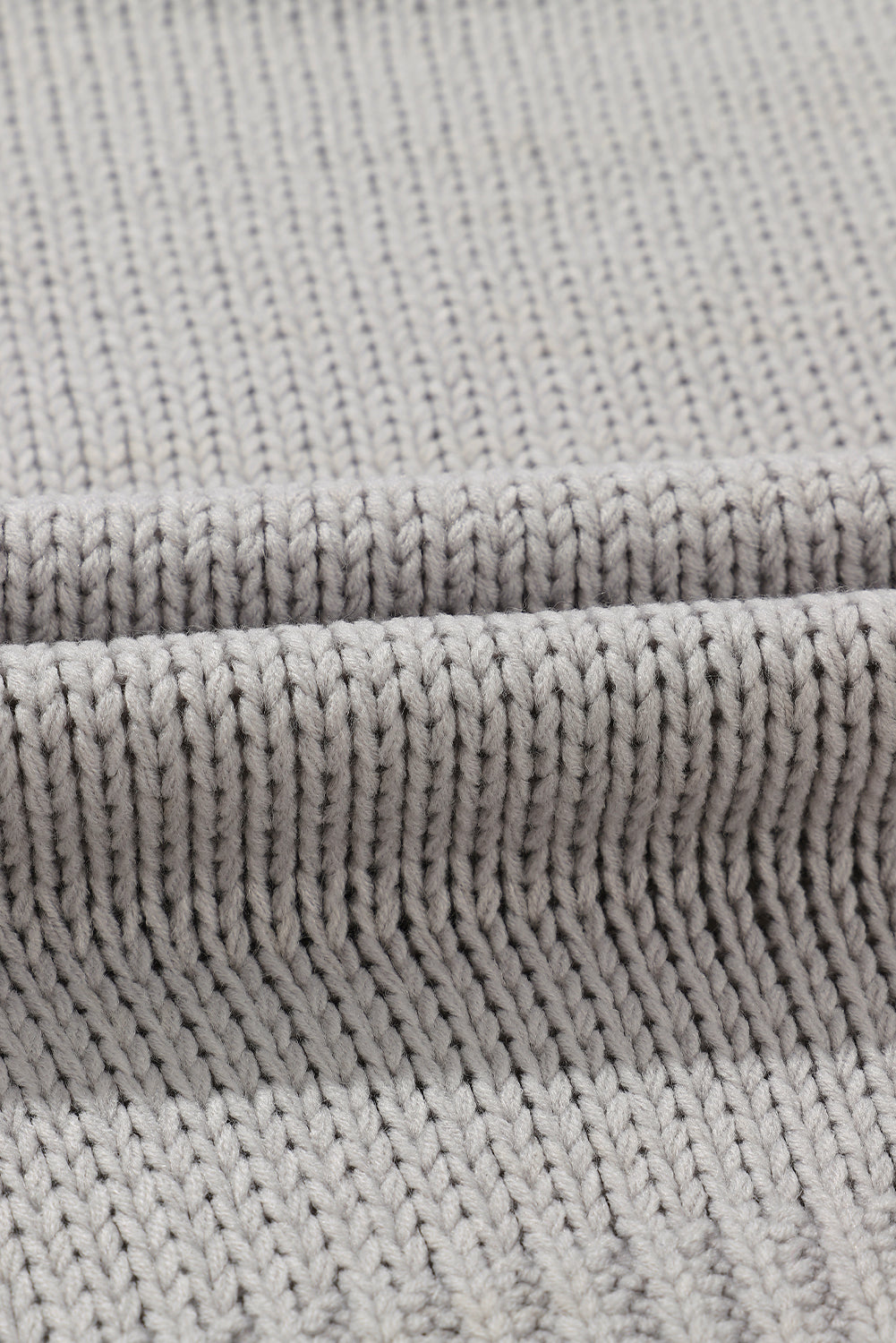 Chunky Drop-Shoulder Turtleneck Sweater