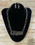 Chingona Necklace & Earrings Set