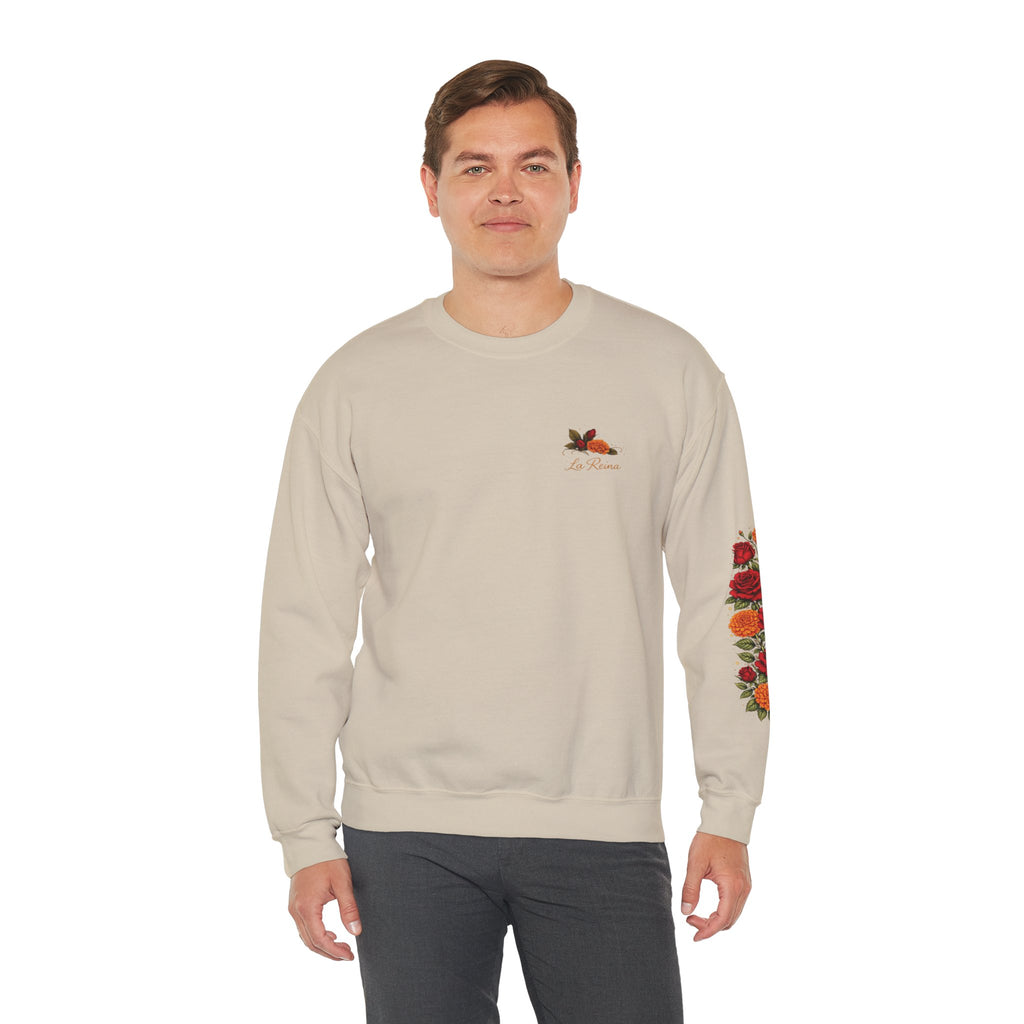 "Segura. Fuerte. Única." Rose Bouquet Sweatshirt