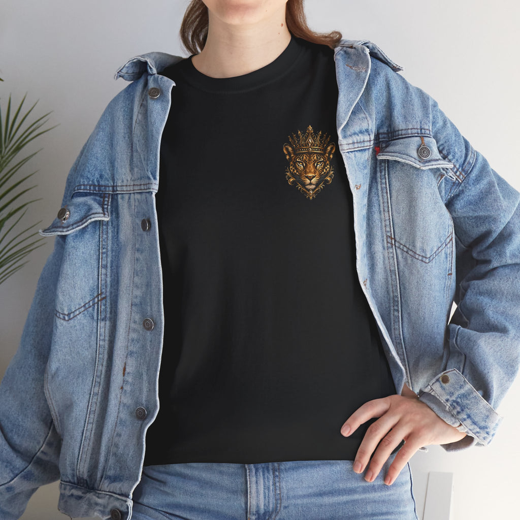 Golden Crowned Jaguar Tee — Graphic T-Shirt