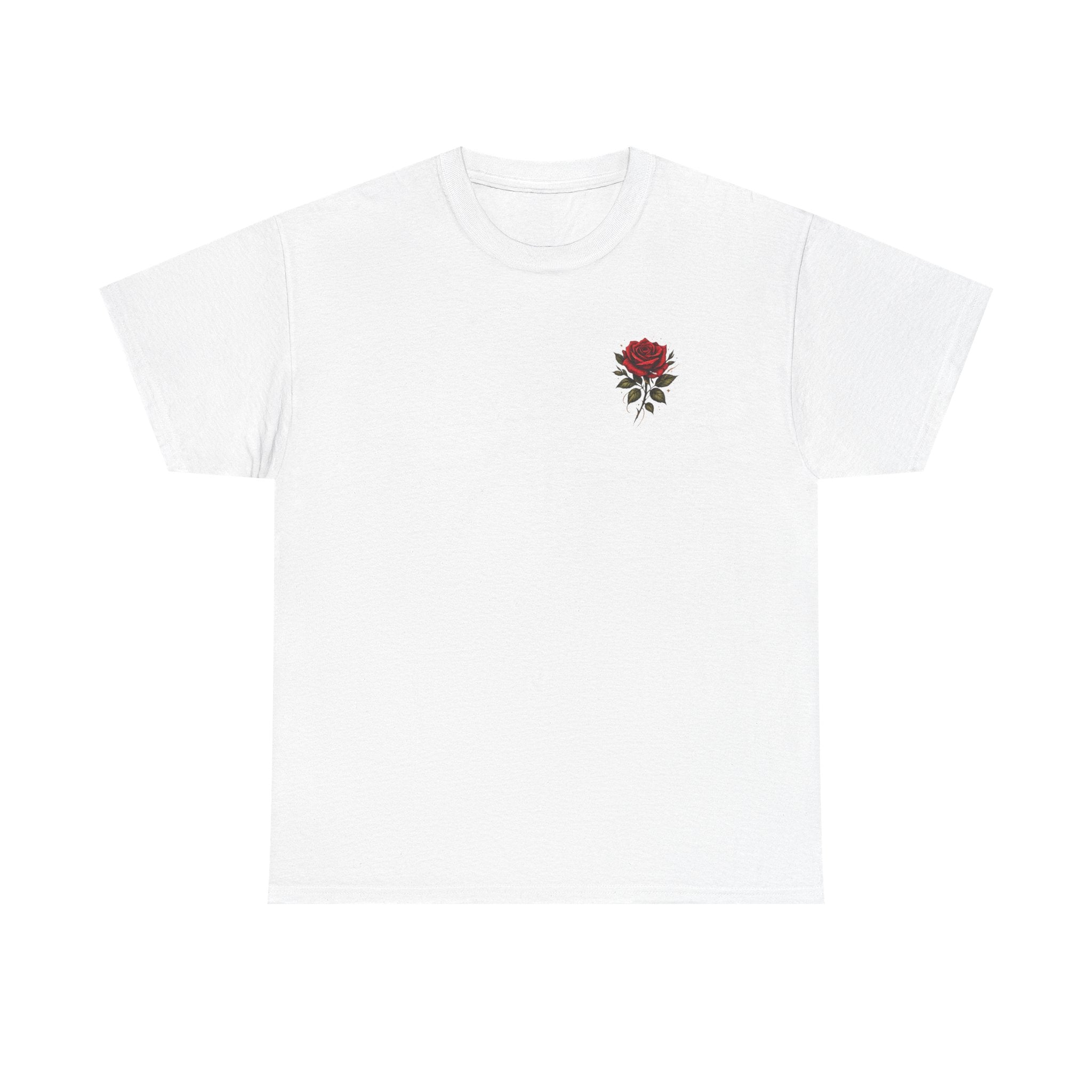 Graphic Tee — 'I Know My Worth' Rose Girl Money Design
