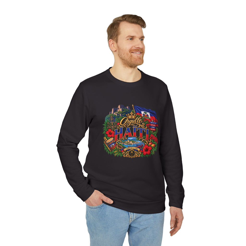 Orgullo Haiti — Raíces Unidas Collection | adidas Crewneck Sweatshirt