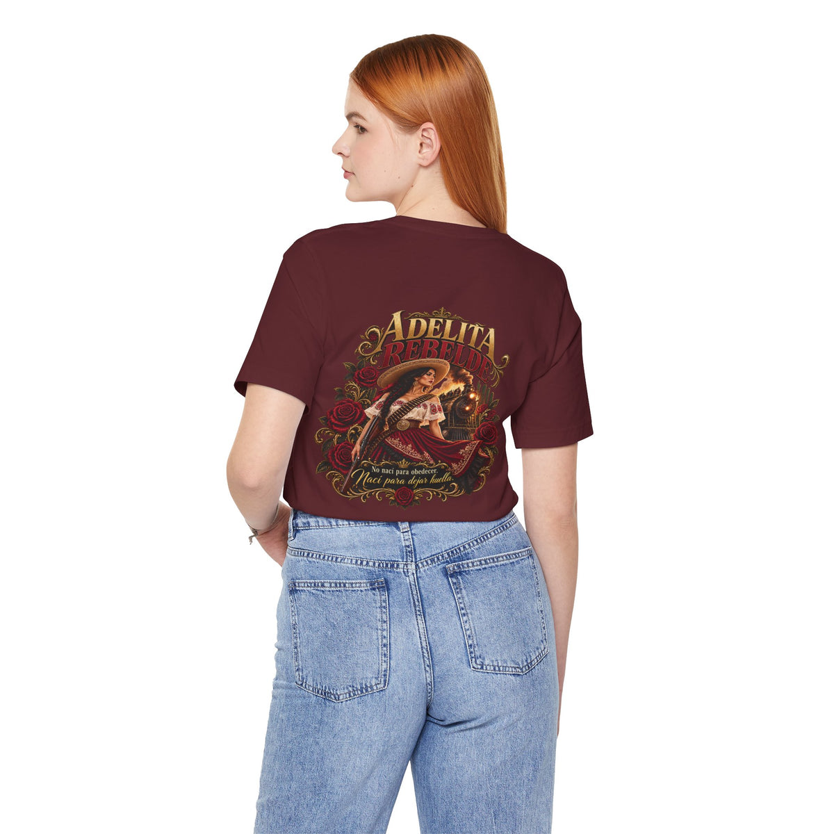 Adelita Rebelde – No Nací Para Obedecer | Chicaify Originals | Unisex Jersey Short Sleeve Tee