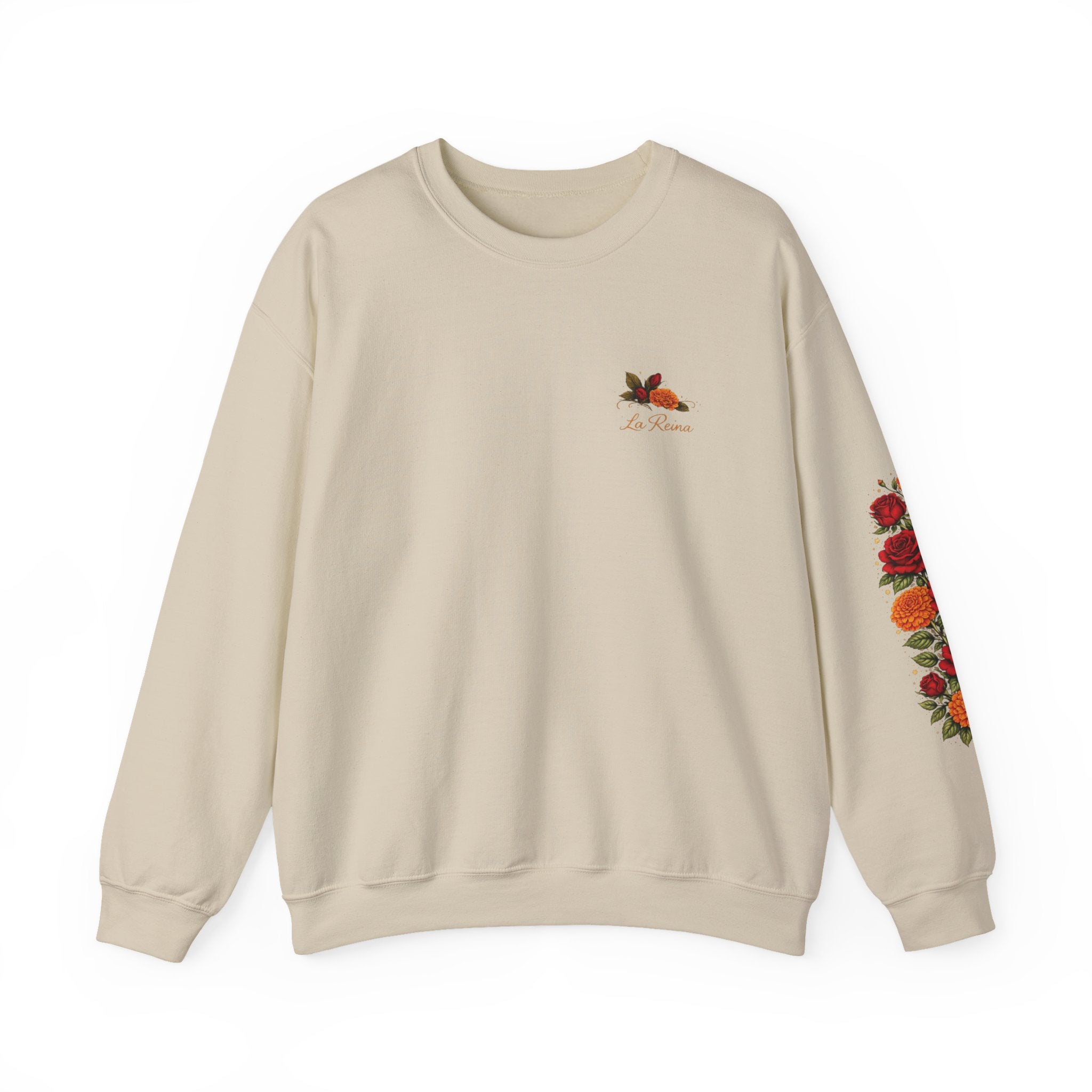 Floral "Hecha de Fuerza y Flores" Sweatshirt