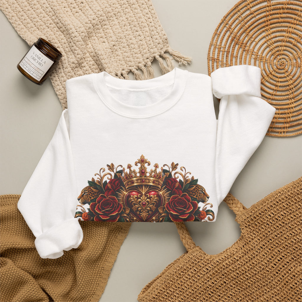 Patrona | Crowned in Power – Chicaify Collection | Unisex Heavy Blend™ Crewneck Sweatshirt