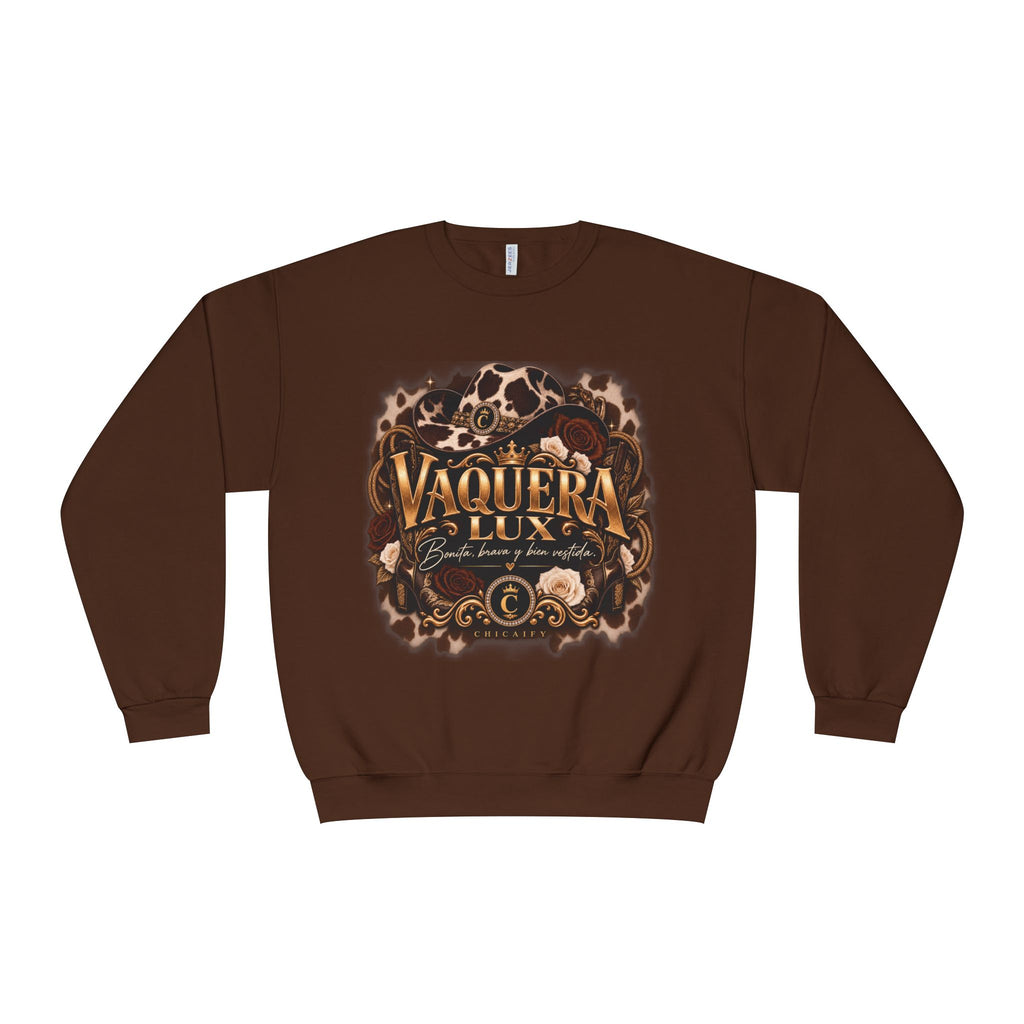 Vaquera Lux – Bonita, Brava y Bien Vestida | NuBlend® Crewneck Sweatshirt