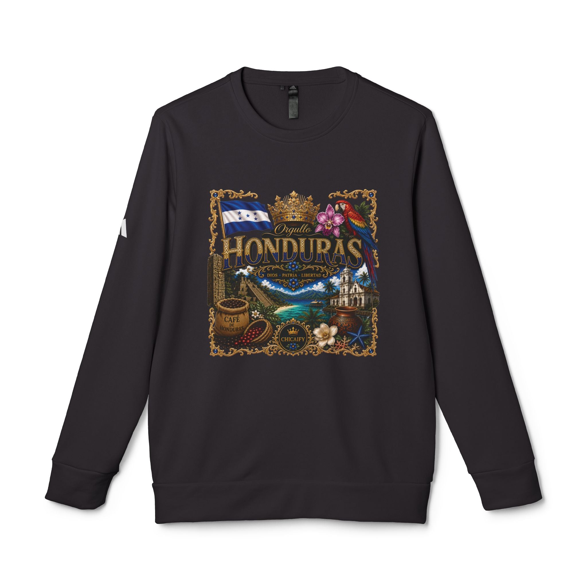 Orgullo Honduras | Colección Raíces Unidas adidas Fleece Crewneck Sweatshirt