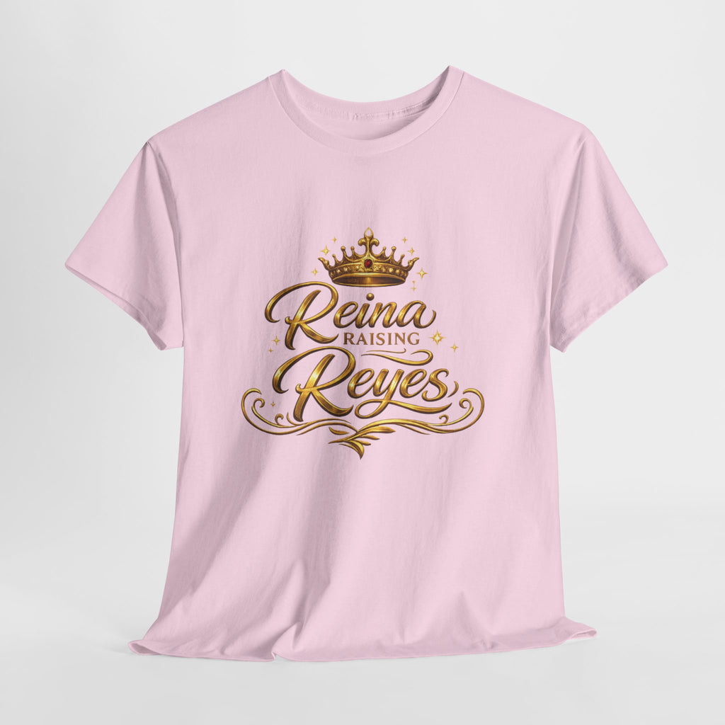 Reina Raising Reyes T-Shirt — Gold Crown Family Name Tee