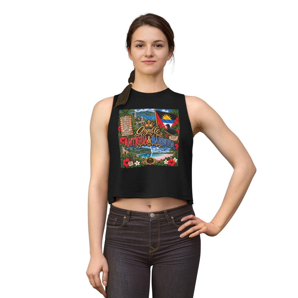 Orgullo Antigua & Barbuda — Raíces Unidas Collection | Crop Top