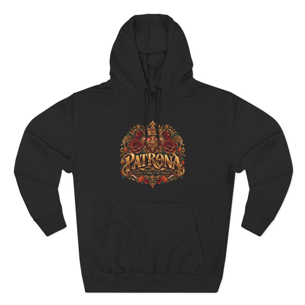 Patrona | Crowned in Power – Chicaify Collection | Three-Panel Fleece Hoodie