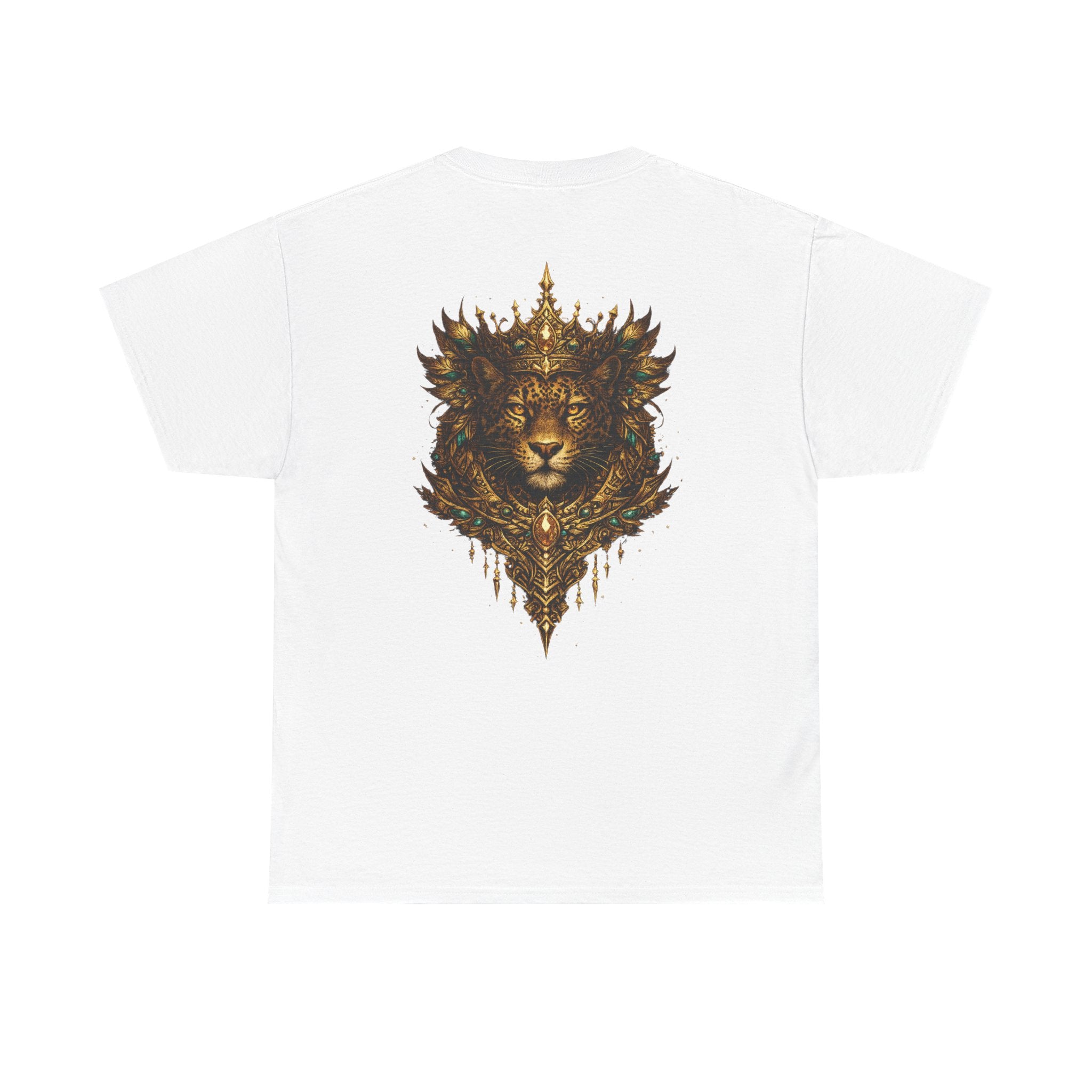 Golden Crowned Jaguar Tee — Graphic T-Shirt
