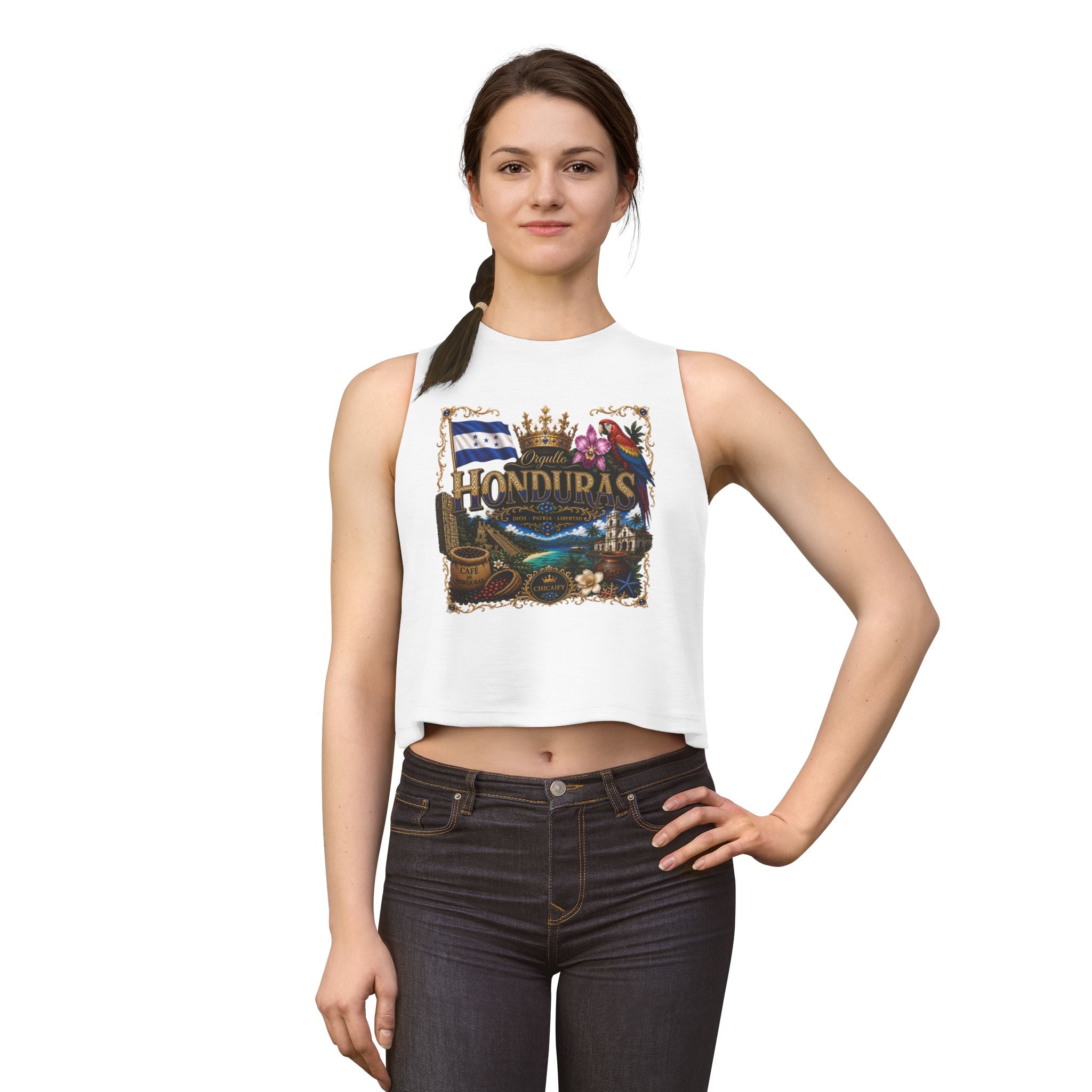 Orgullo Honduras | Colección Raíces Unidas Crop Top