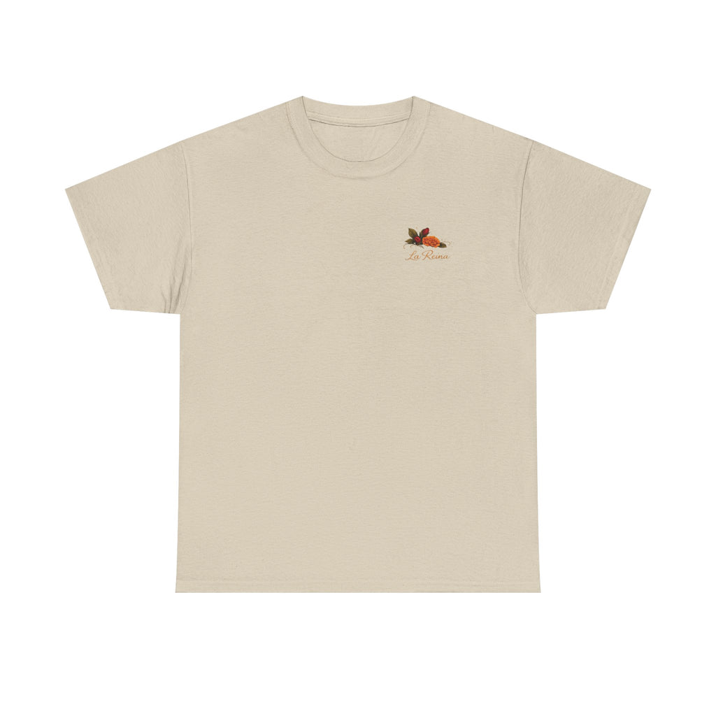Graphic Tee — “Con la Fuerza de una Reina” Crown & Rose T-Shirt
