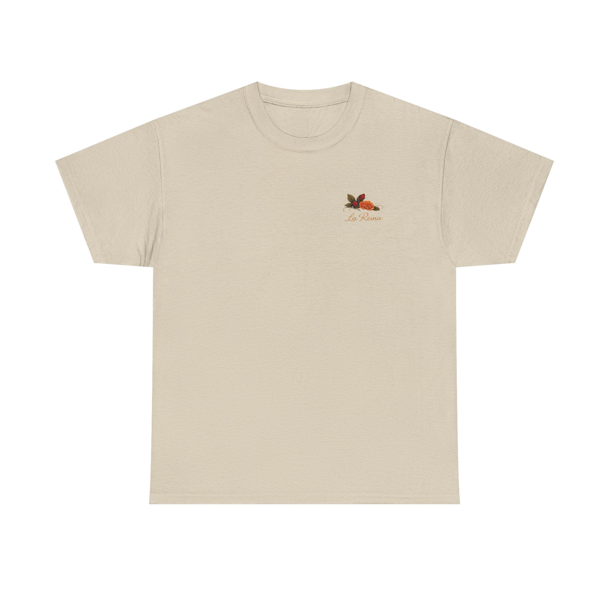 Graphic Tee — “Con la Fuerza de una Reina” Crown & Rose T-Shirt