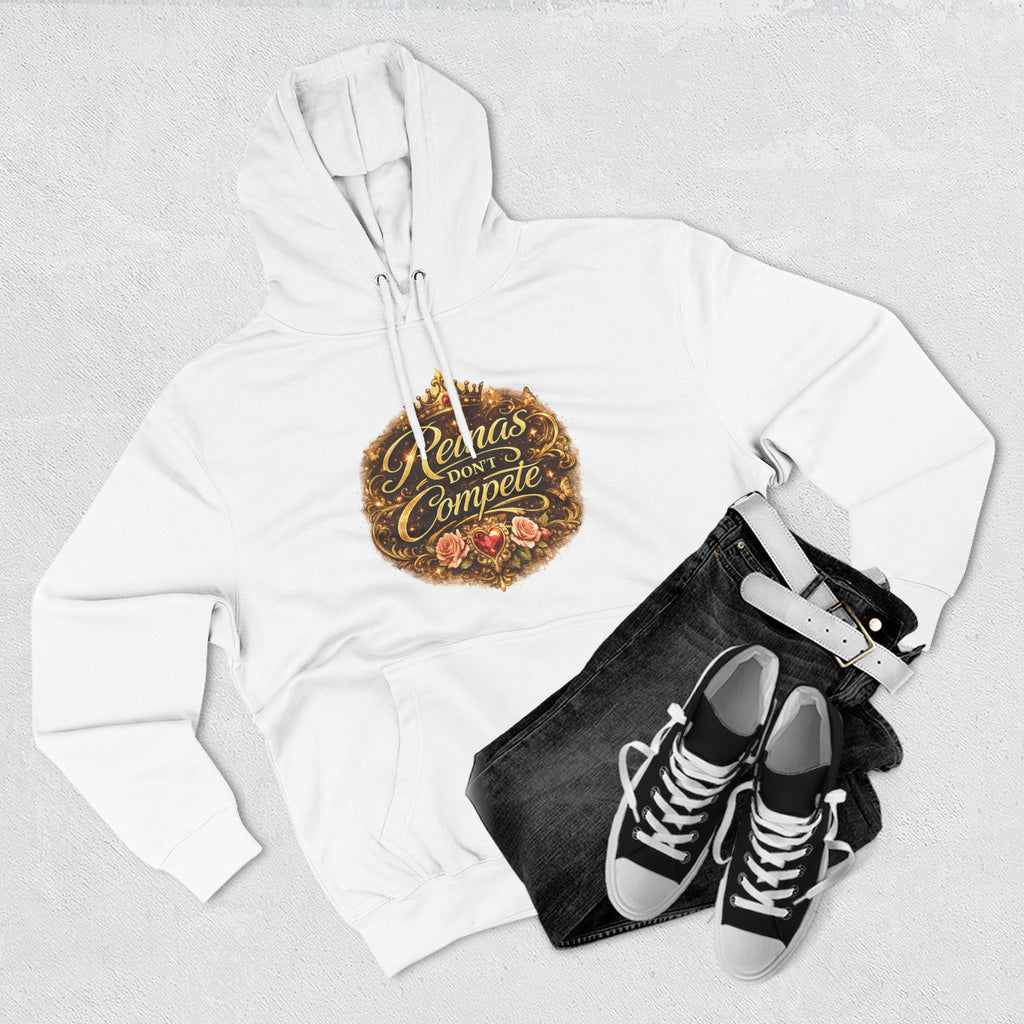 Reinas Don’t Compete hoodie | Crowned Roses Graphic Hoodie