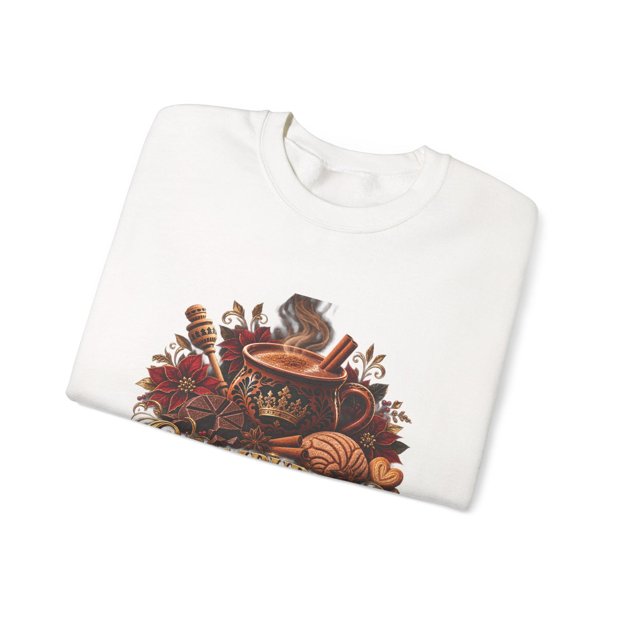 Champurrado & Chill Mexican Hot Chocolate Graphic | Unisex Crewneck Sweatshirt