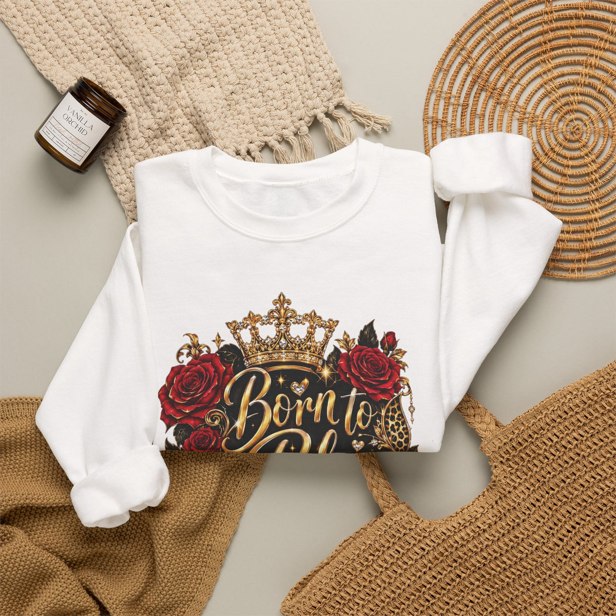 Born to Bloom – Reimagined Edition | Unisex Heavy Blend™ Crewneck Sweatshirt