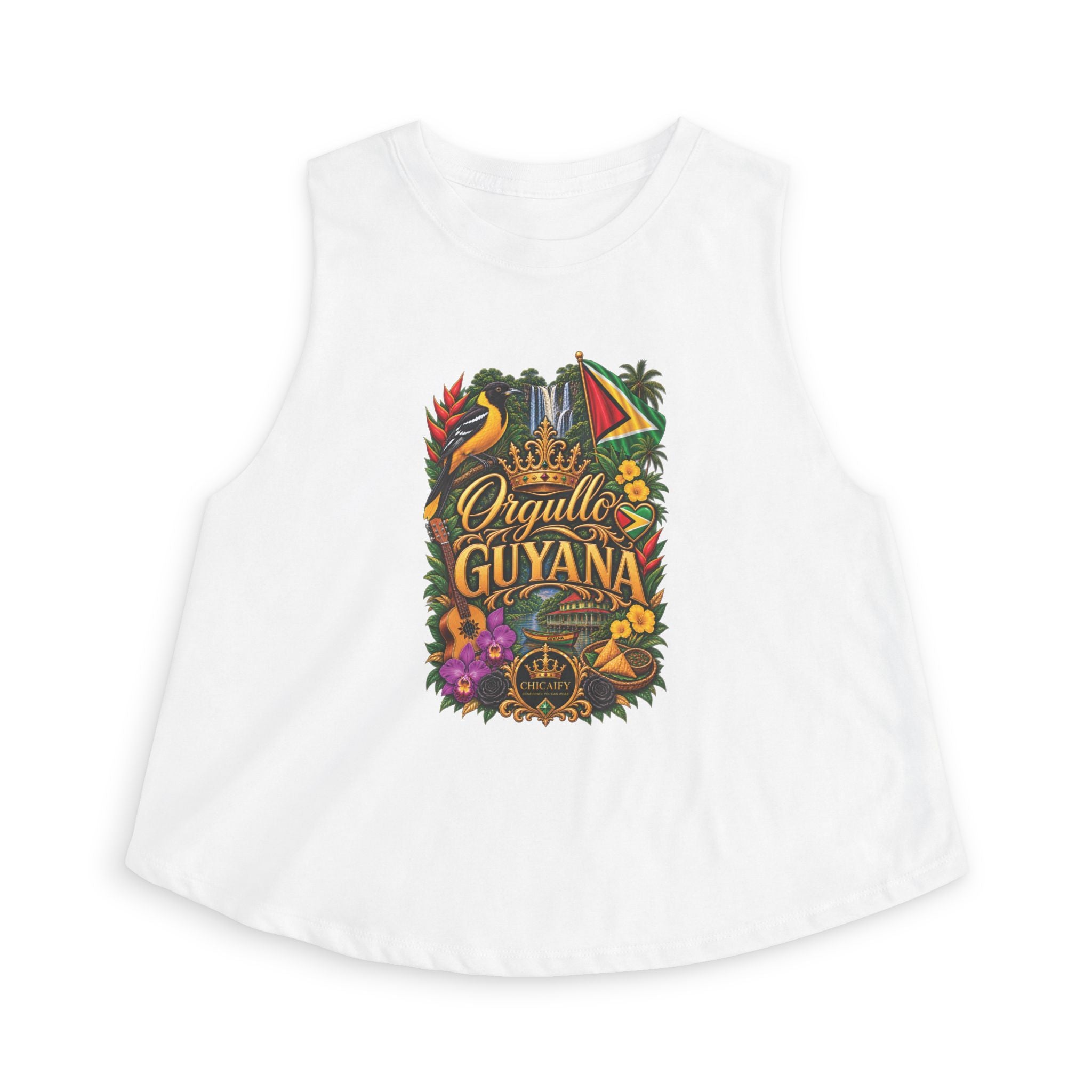 Orgullo Guyana — Raíces Unidas Collection |  Crop Top