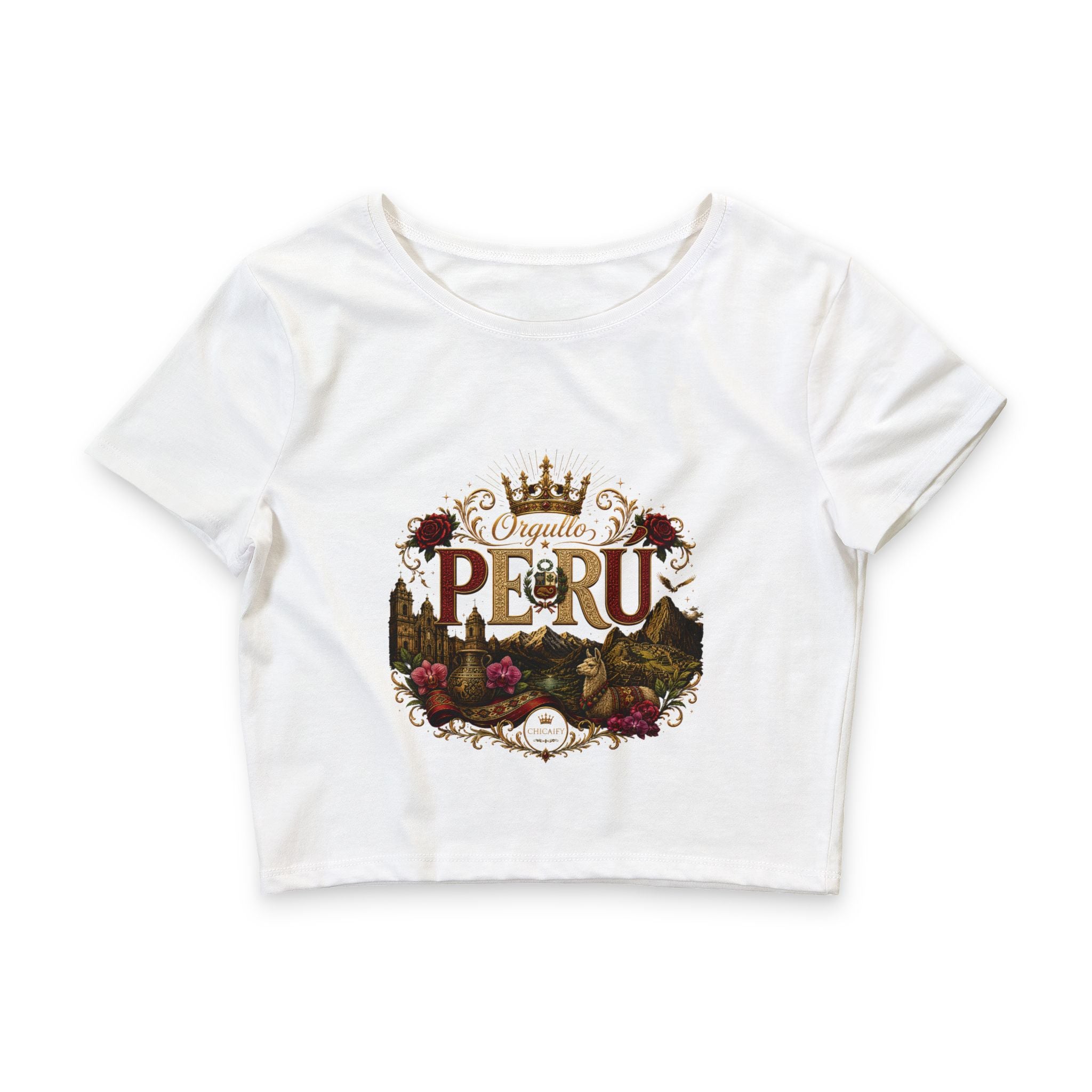 Orgullo Perú Poly-Cotton Crop Tee