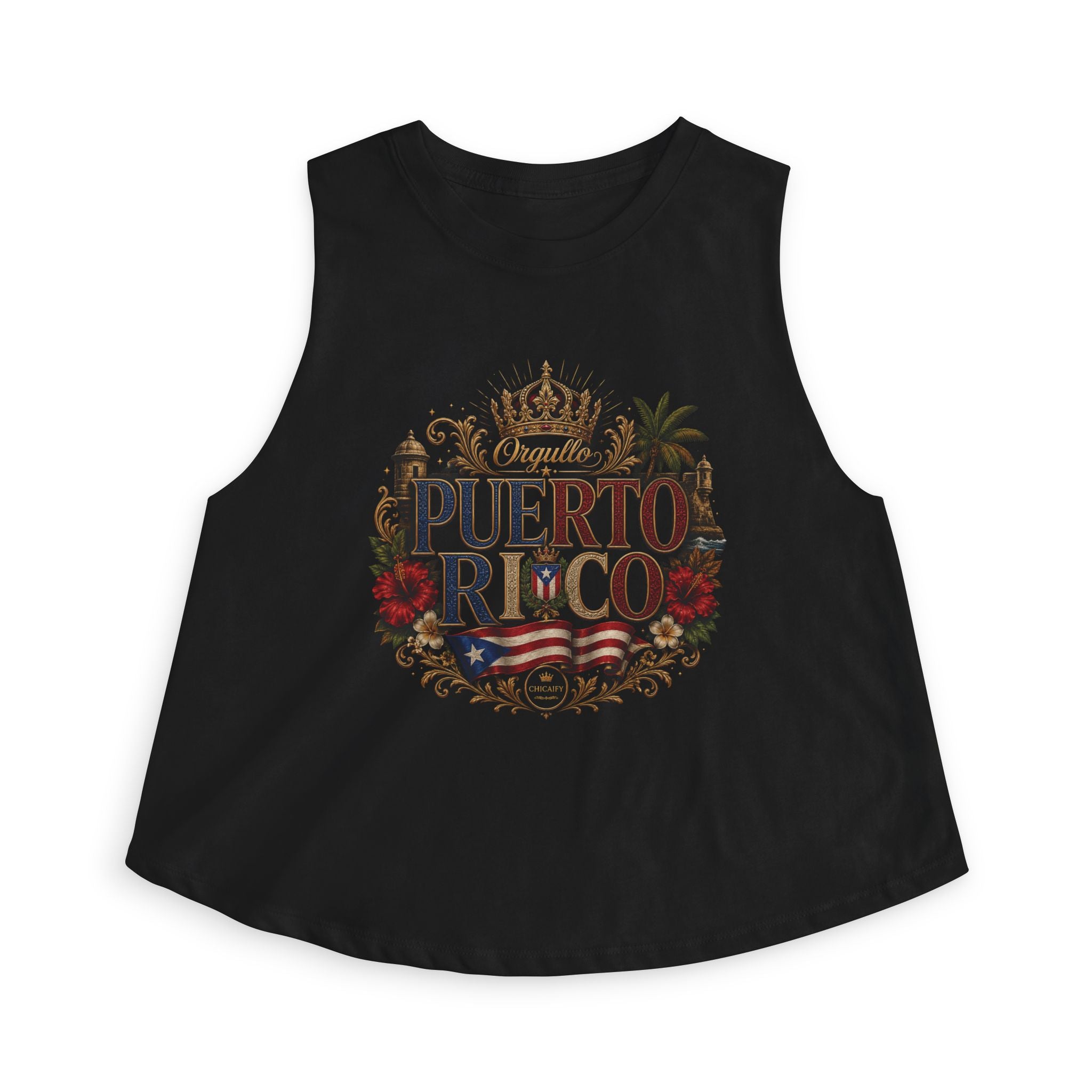 Isla de Orgullo | Puerto Rico Heritage Crop Top
