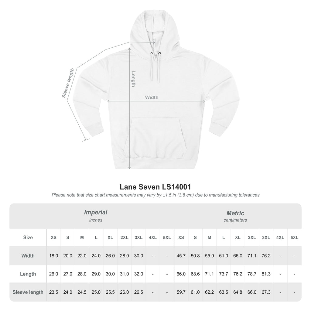 Falling Leaves, Rising Standards | Three-Panel Fleece Hoodie