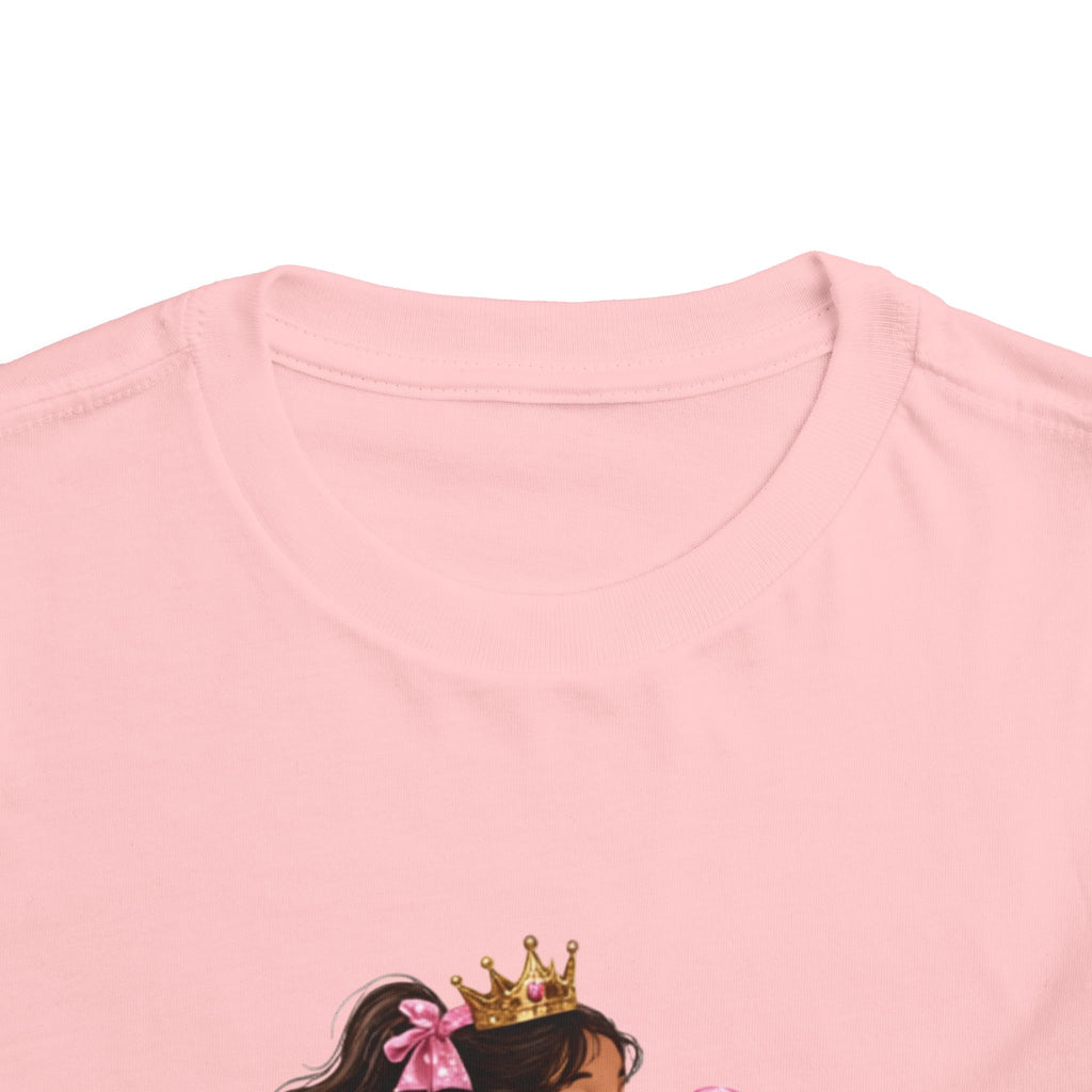 Toddler Tee — "Fearless Girl" Boxing Princess Graphic
