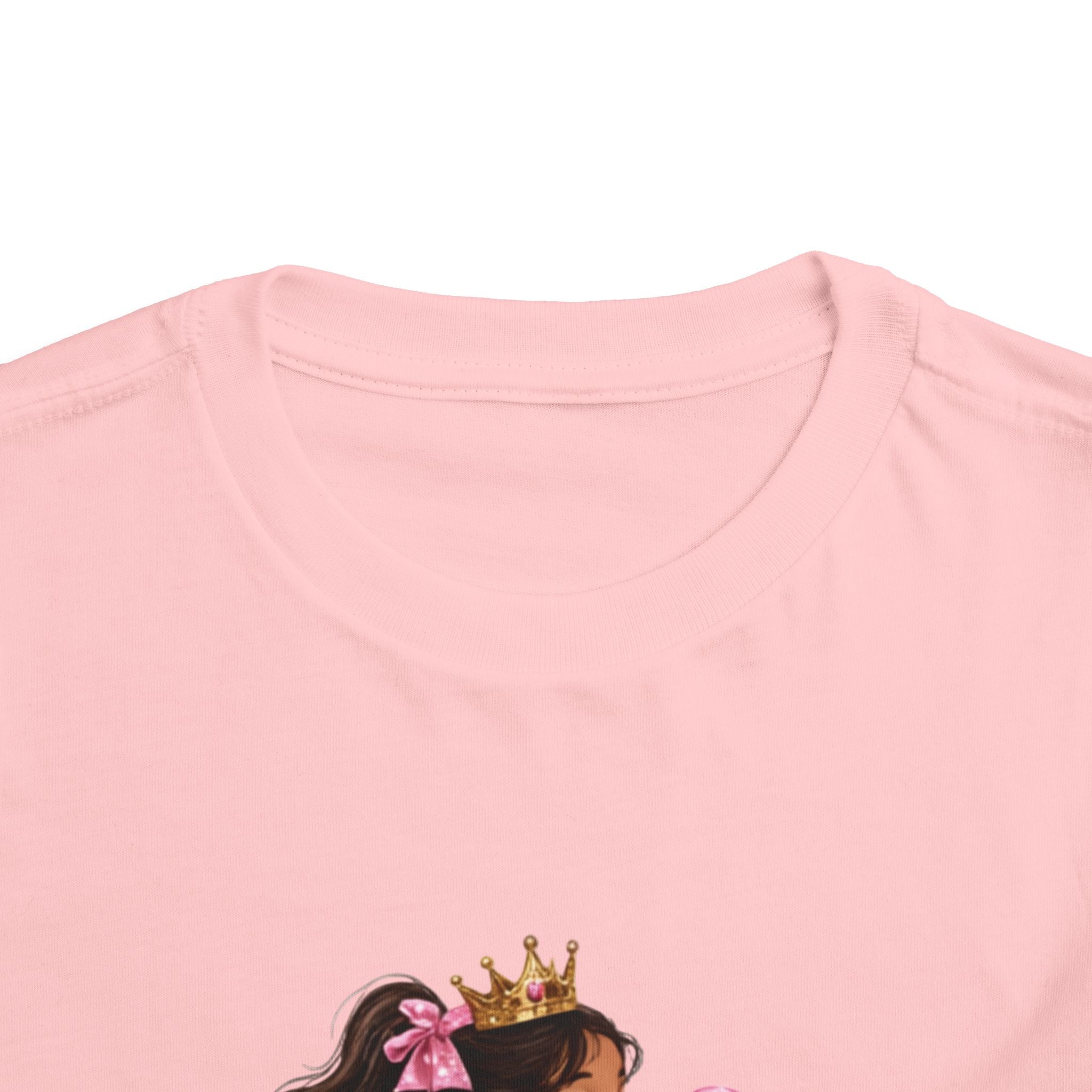 Toddler Tee — "Fearless Girl" Boxing Princess Graphic