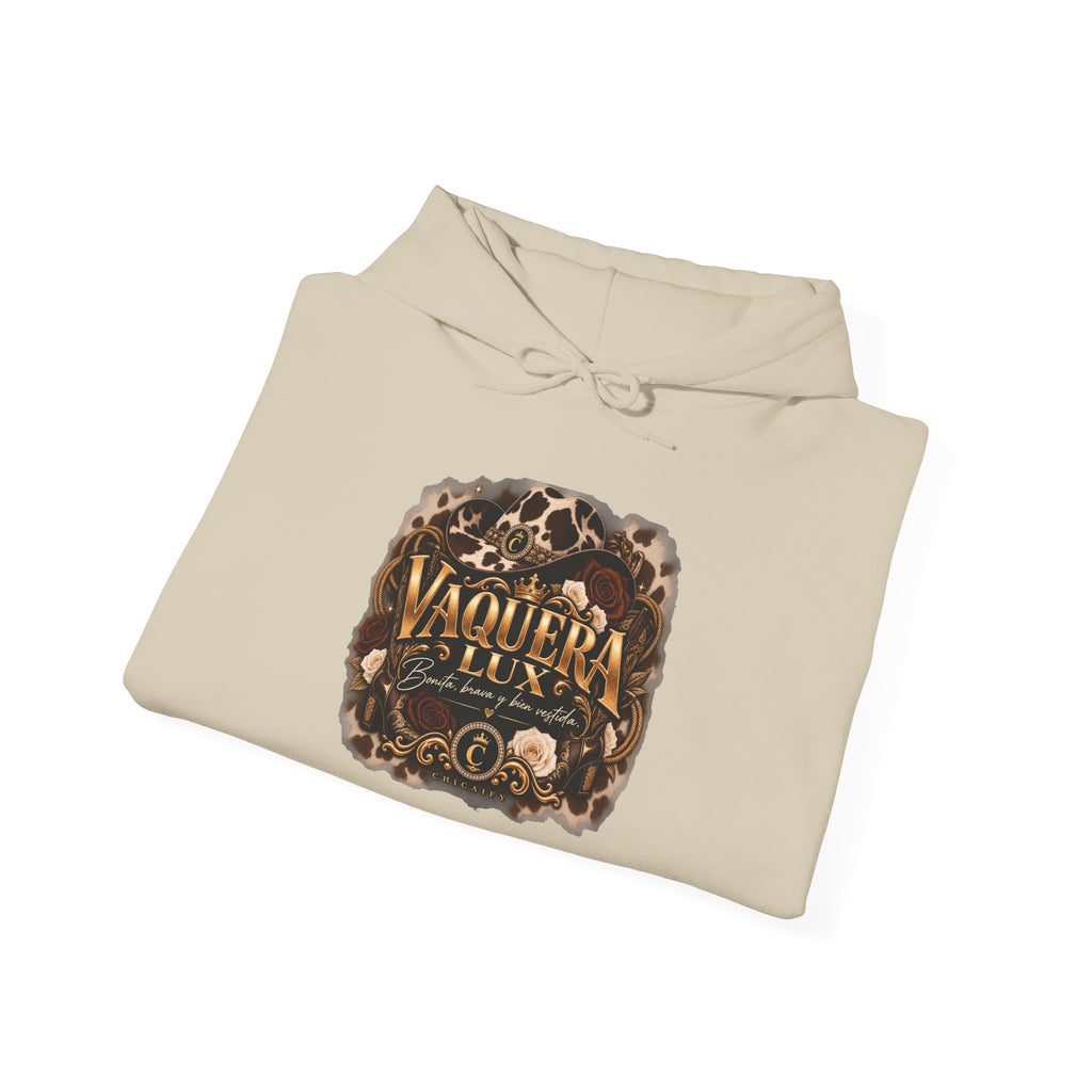 Vaquera Lux – Bonita, Brava y Bien Vestida | Heavy Blend™ Hooded Sweatshirt