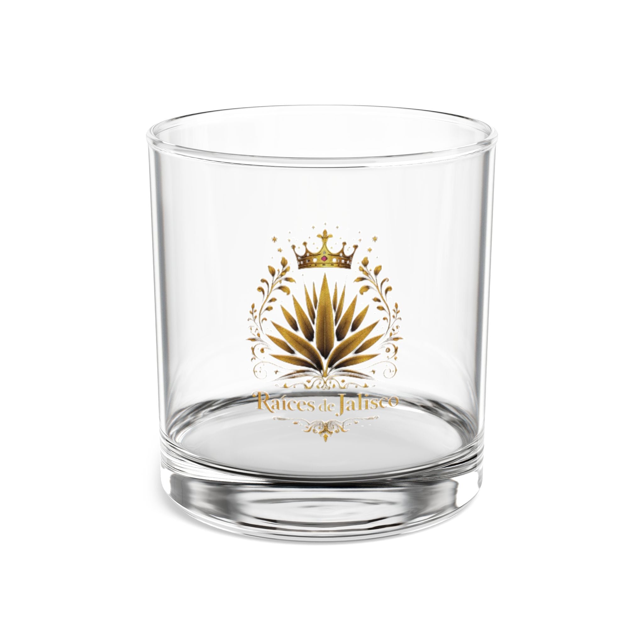 Gold Crown Agave Rocks Glass — 10oz Whiskey Tumbler