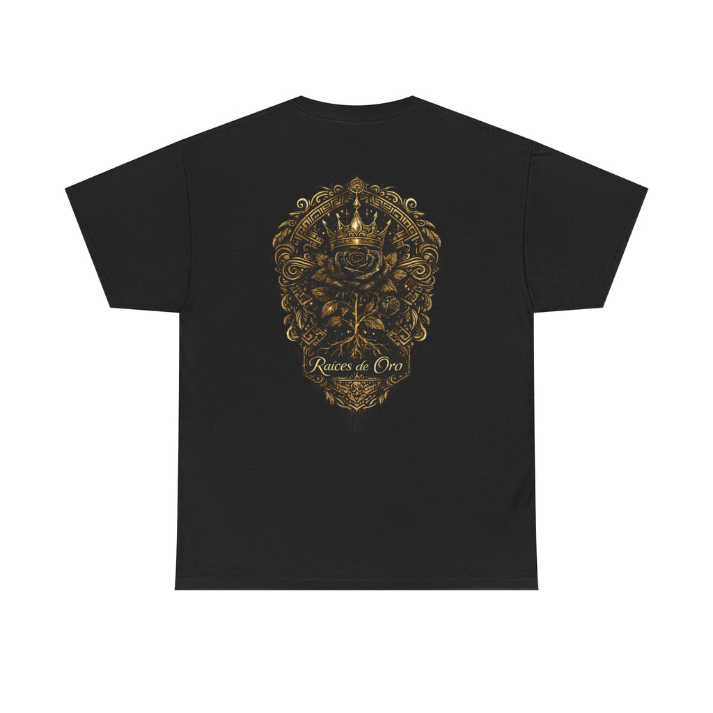 Raices de Oro T-Shirt —Crown Emblem Graphic Tee