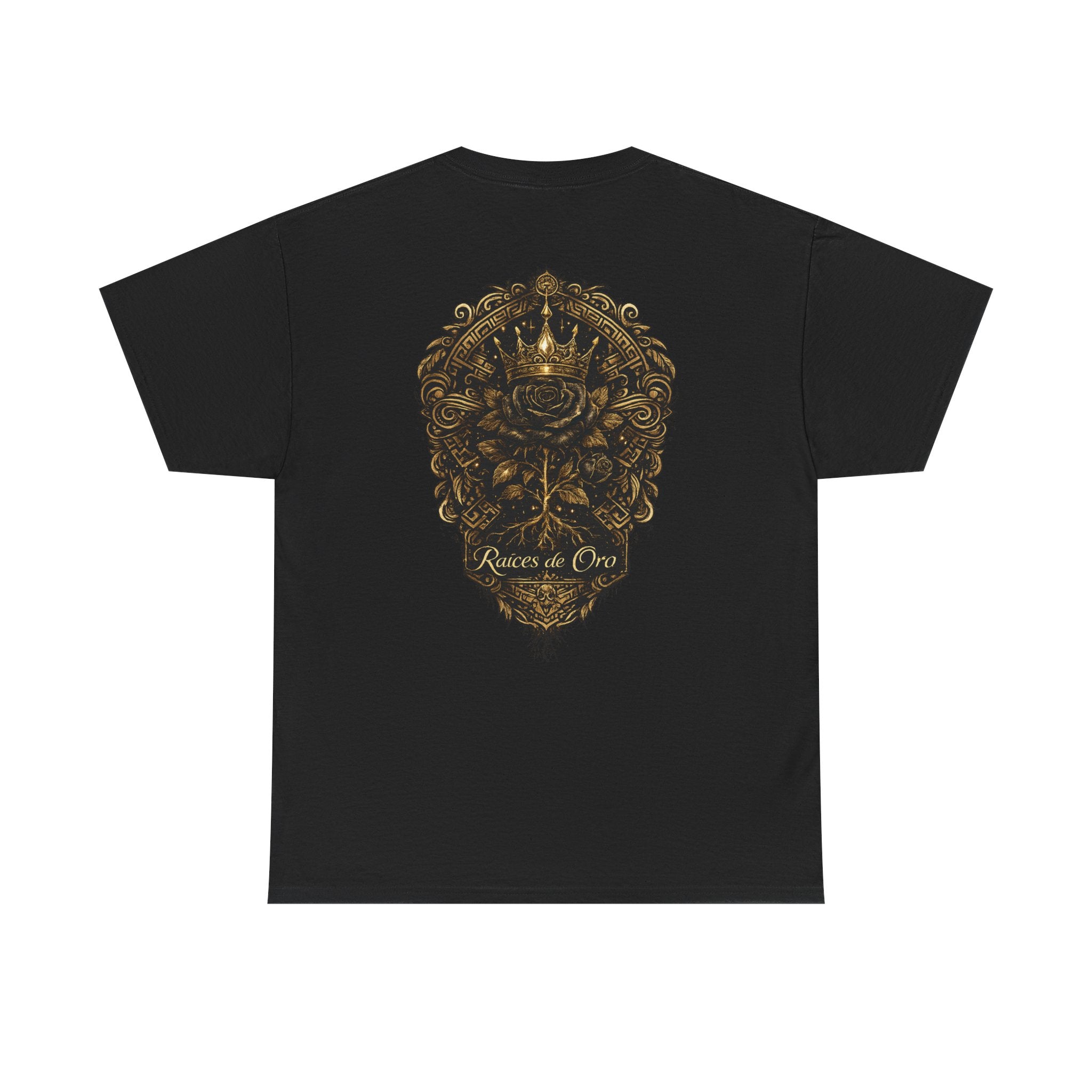 Raices de Oro T-Shirt —Crown Emblem Graphic Tee