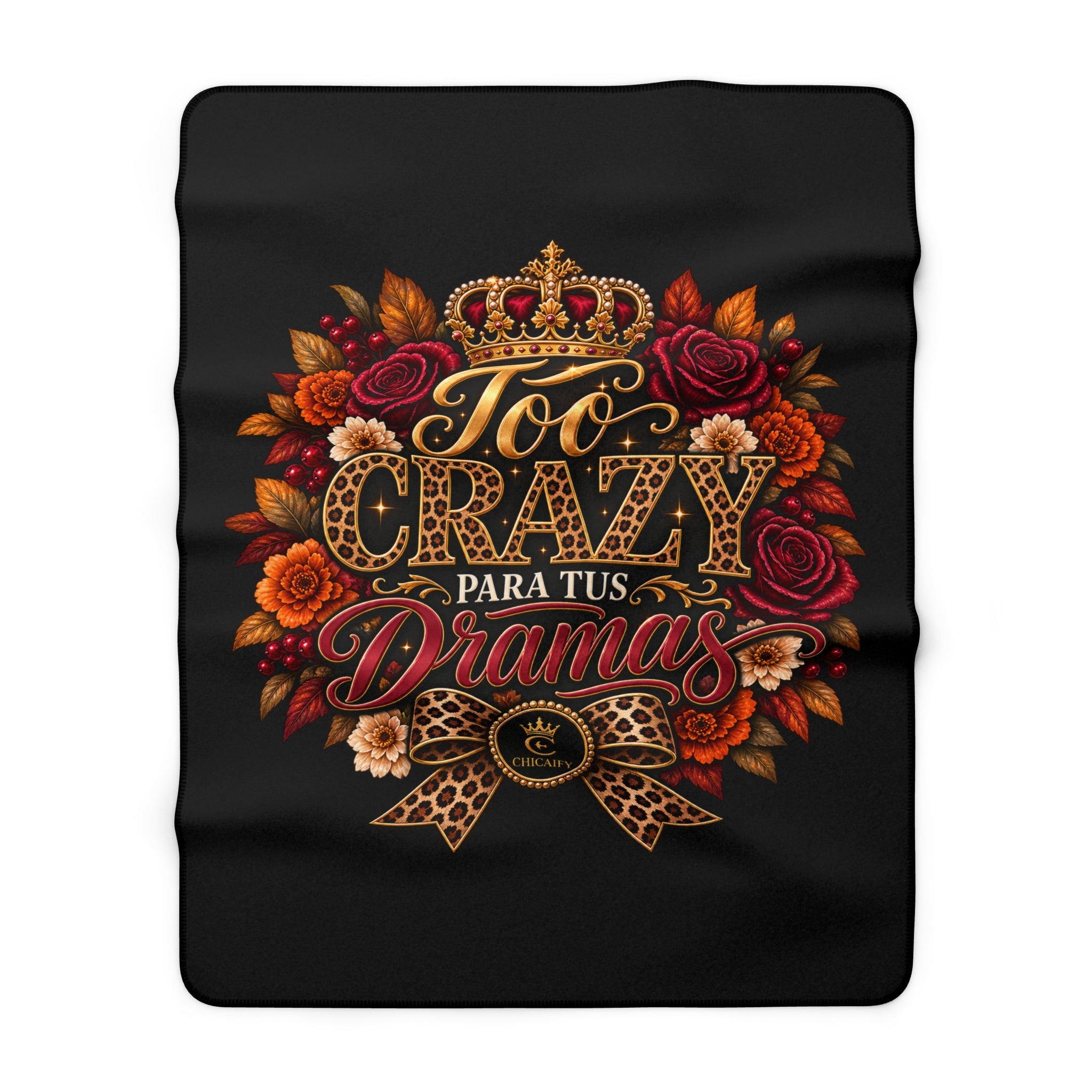 Too Crazy Para Tus Dramas – Jaguar Edition | Sherpa Fleece Blanket