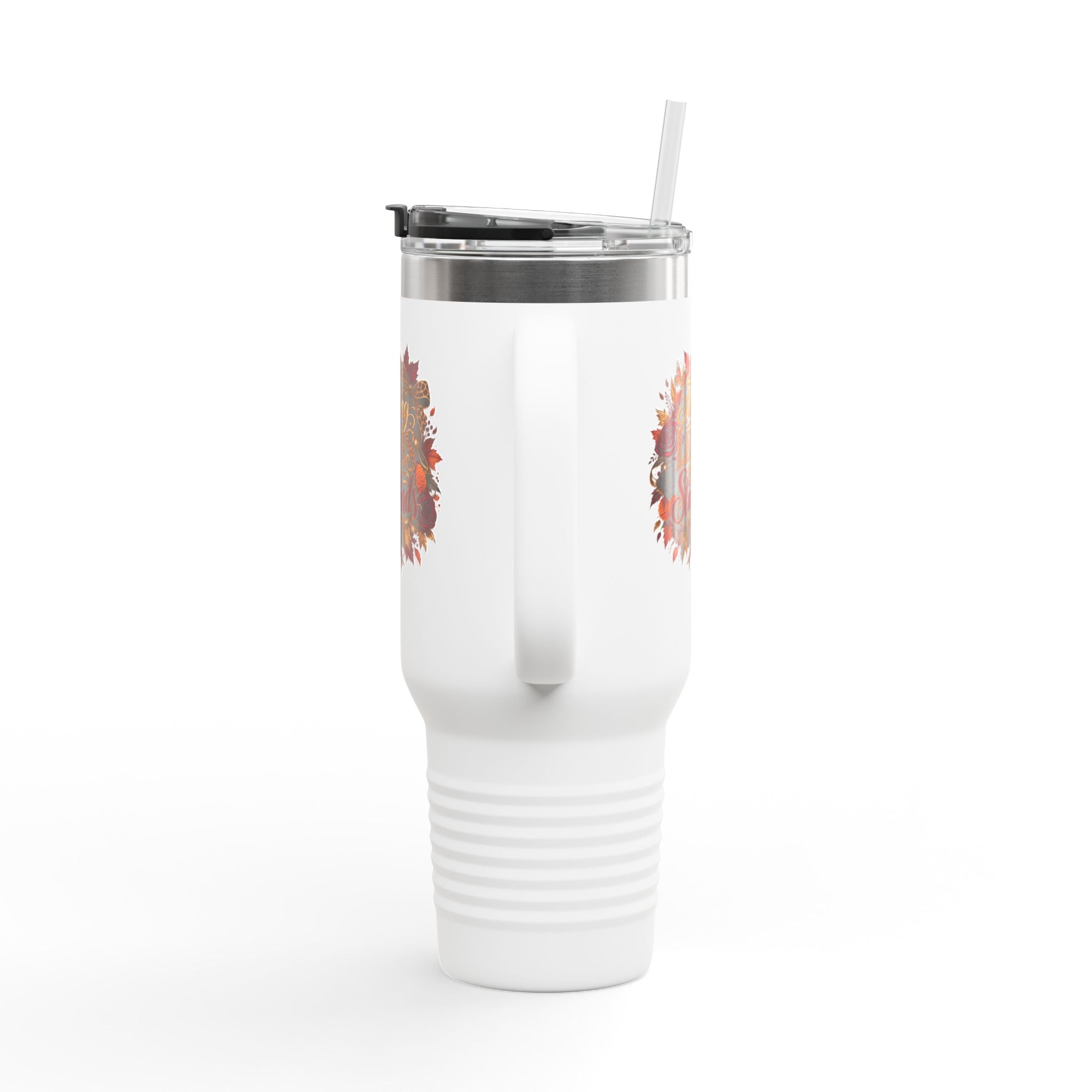 Falling Leaves, Rising Standards Insulated Travel Mug, 40oz