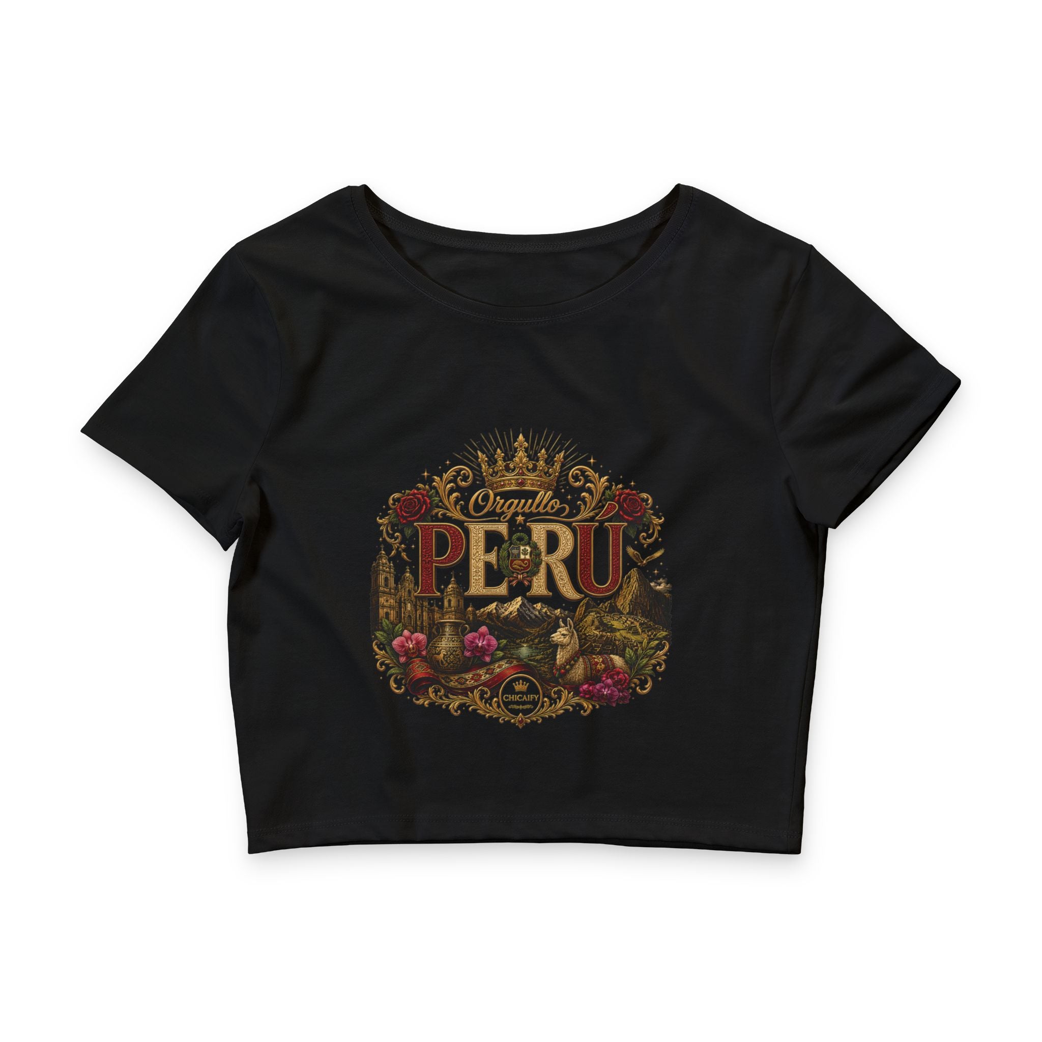 Orgullo Perú Poly-Cotton Crop Tee