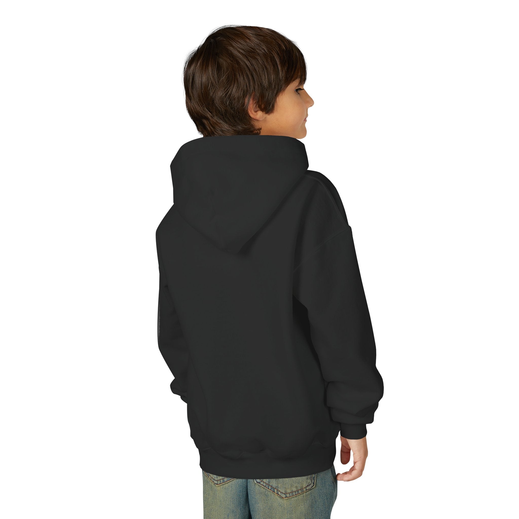 Youth Hoodie — "Raised by a Reina" Crowned Royalty Sweatshirt