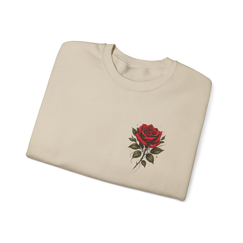Soft Heart Cold Mind Rose Crown Sweatshirt