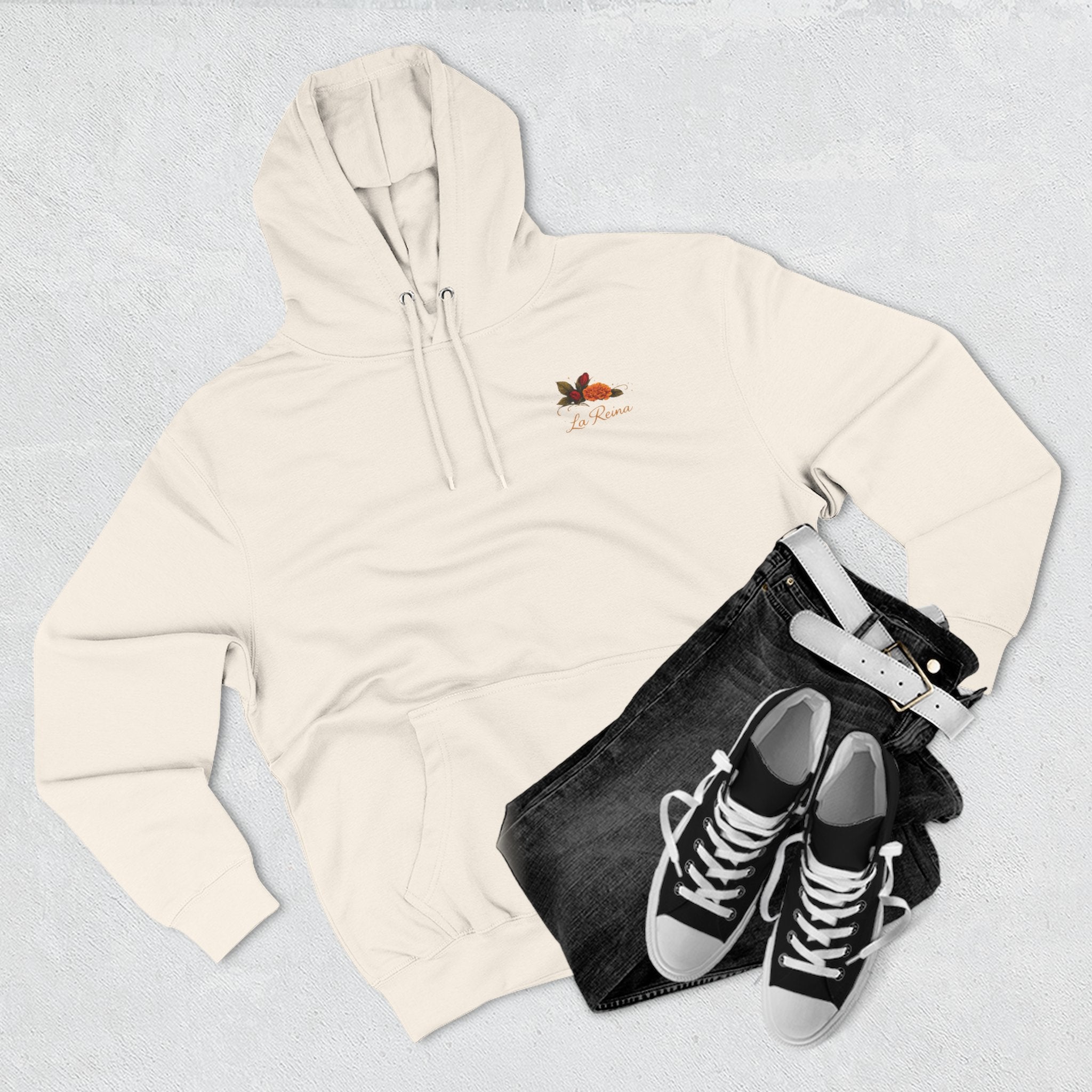 Con la Fuerza de una Reina -Fleece Hoodie