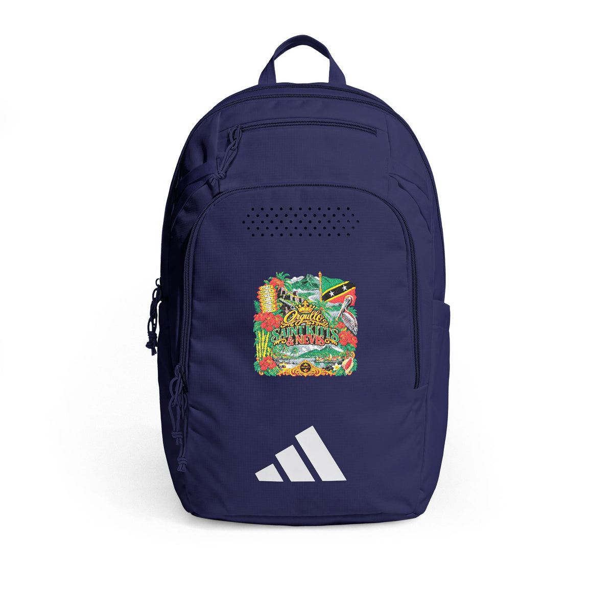 Orgullo Saint Kitts & Nevis — Raíces Unidas Collection adidas® Defender 5 Backpack (Embroidery)