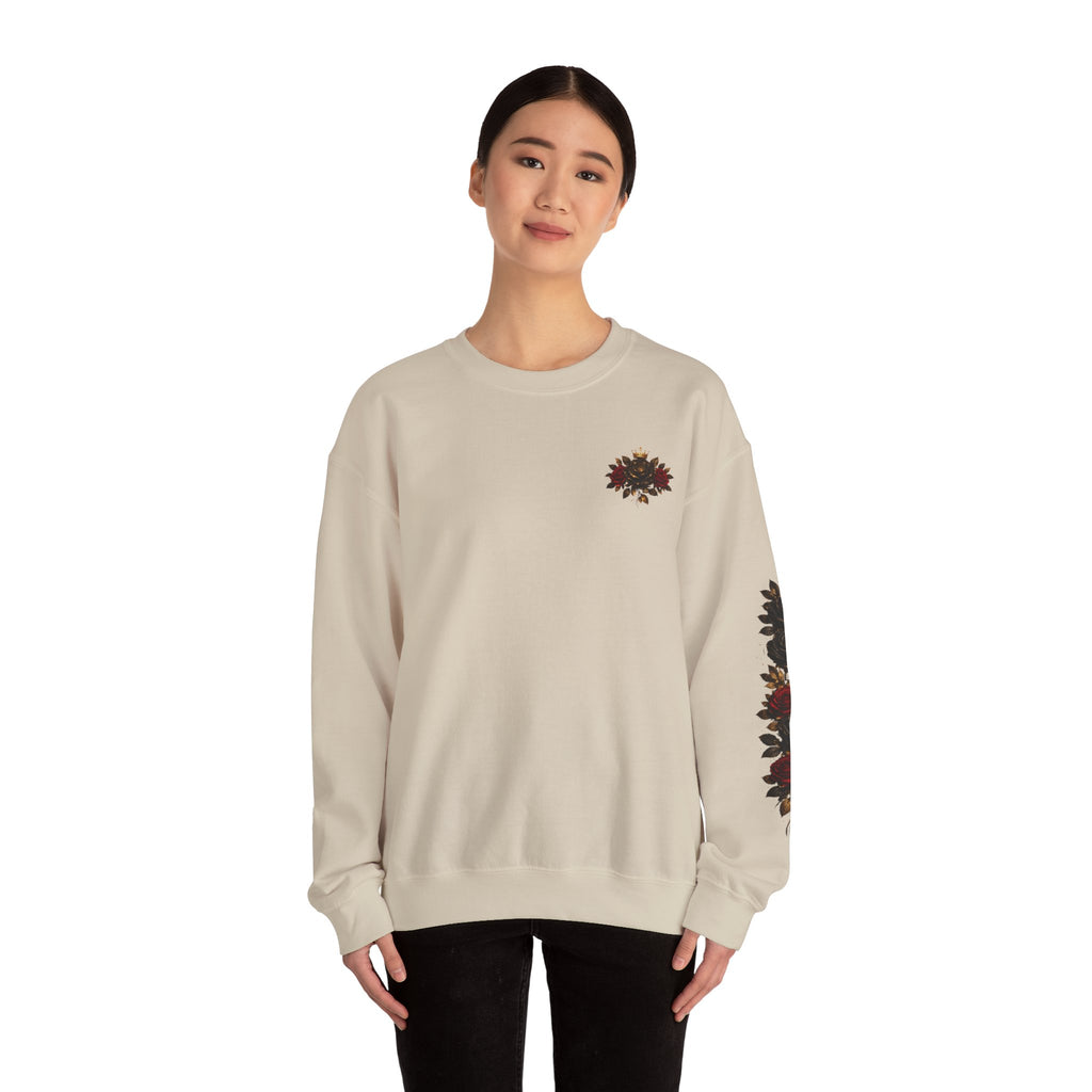 Bloom Like a Queen Sweatshirt — Floral Crown Crewneck