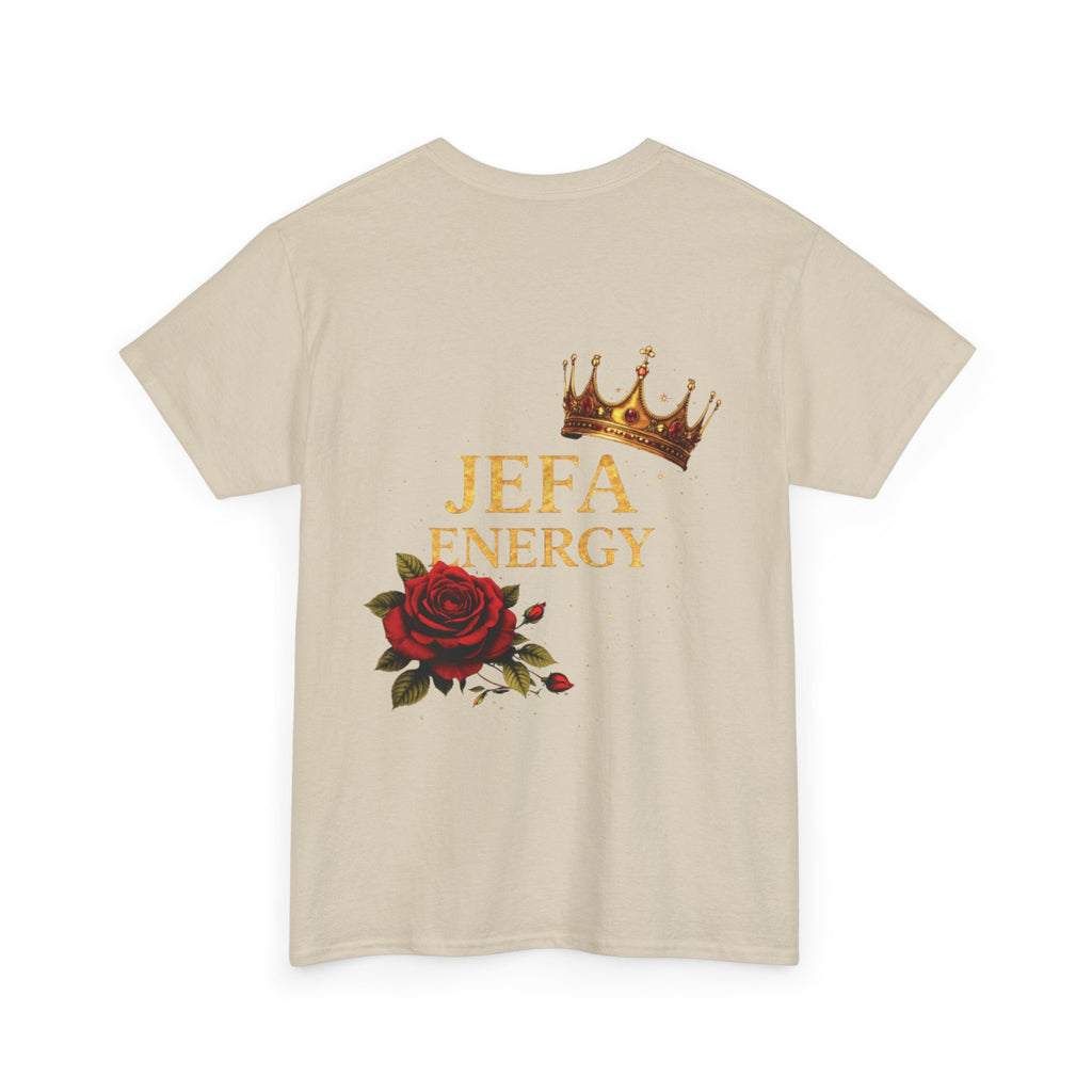 Jefa Energy T-Shirt — Rose & Crown Graphic Tee