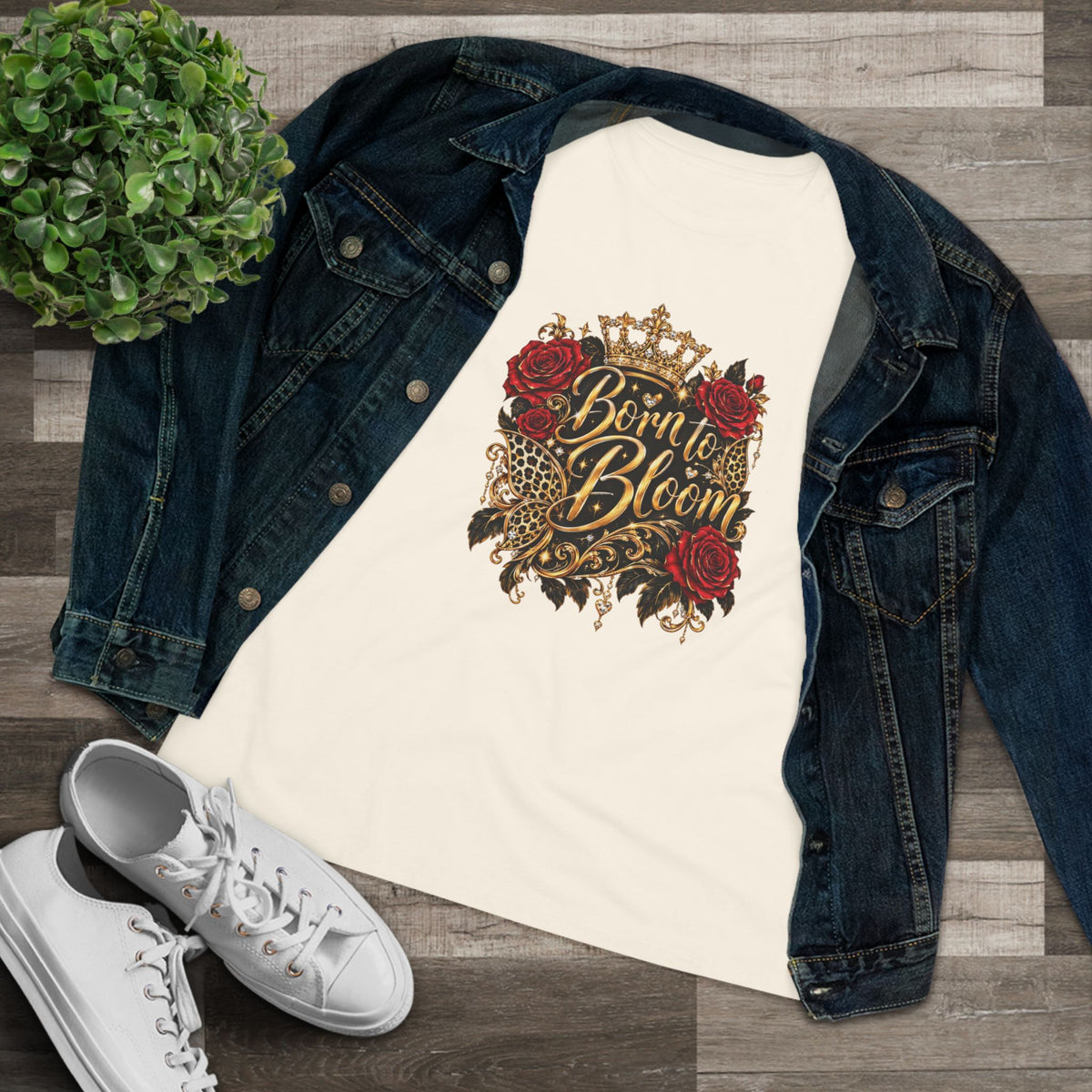 Born to Bloom – Reimagined Edition | Women's Cotton Tee