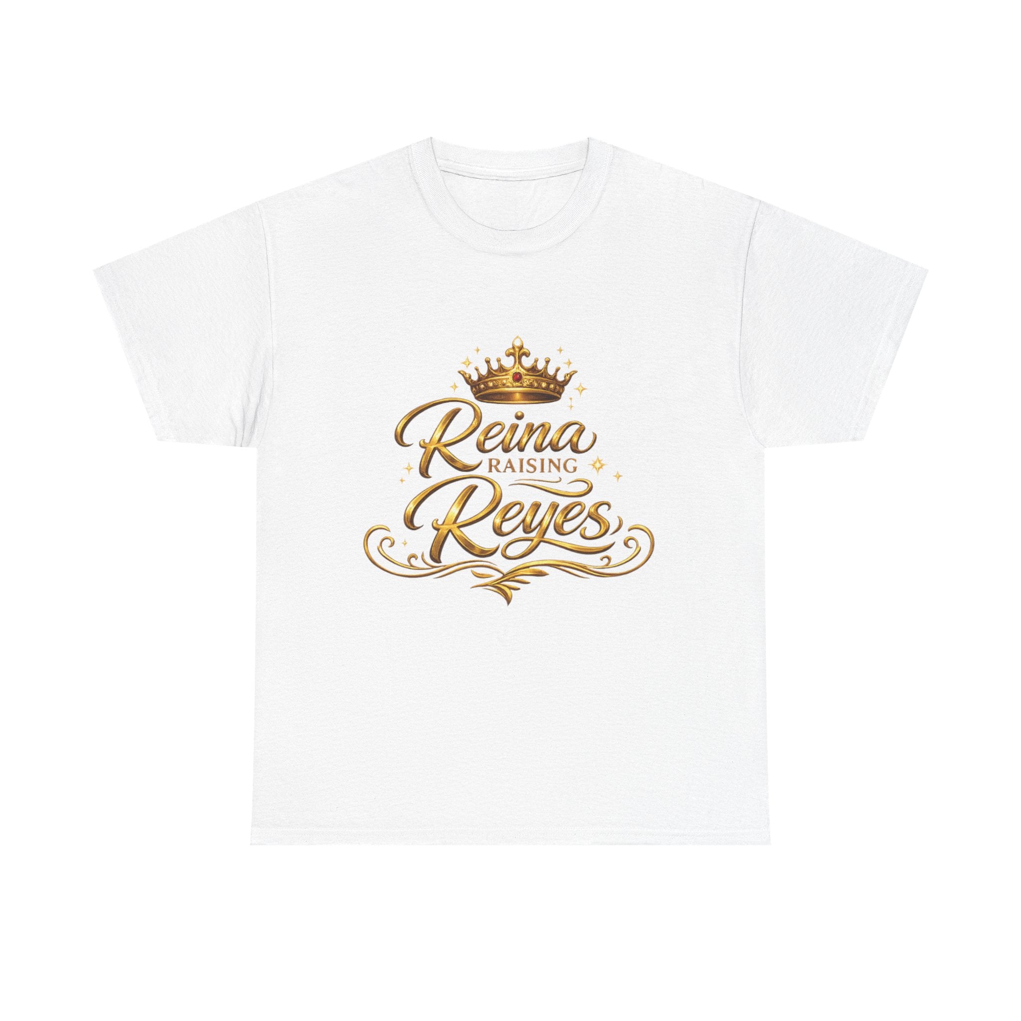 Reina Raising Reyes T-Shirt — Gold Crown Family Name Tee