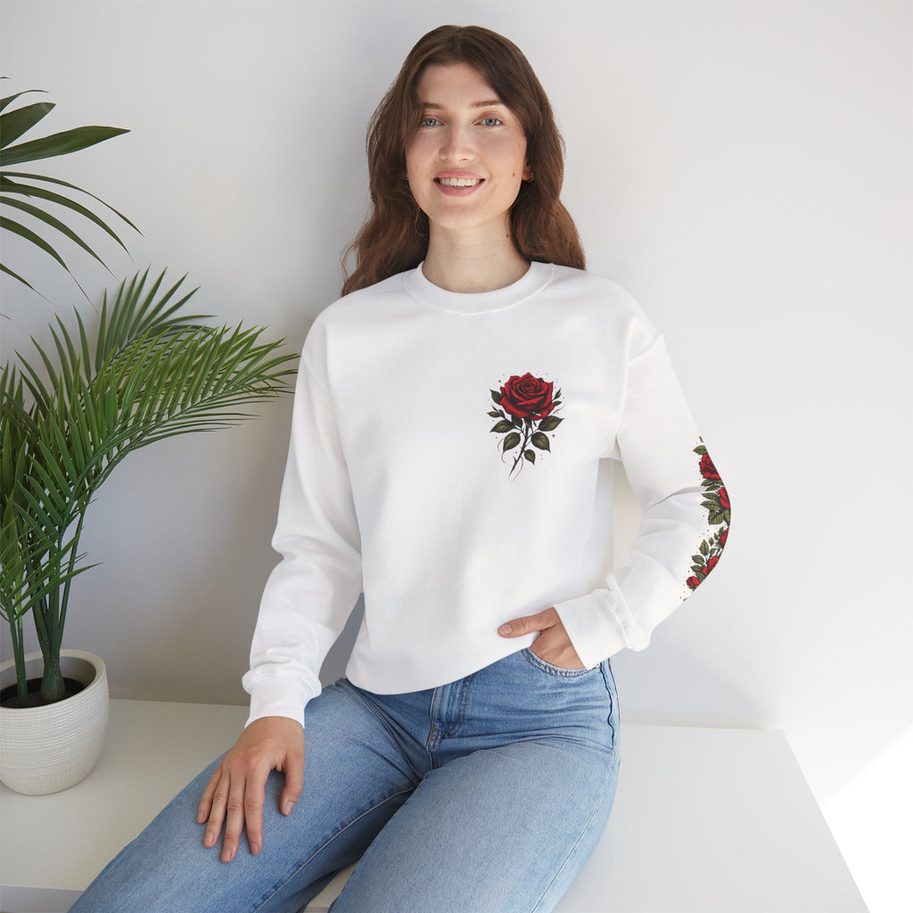 Soft Heart Cold Mind Rose Crown Sweatshirt