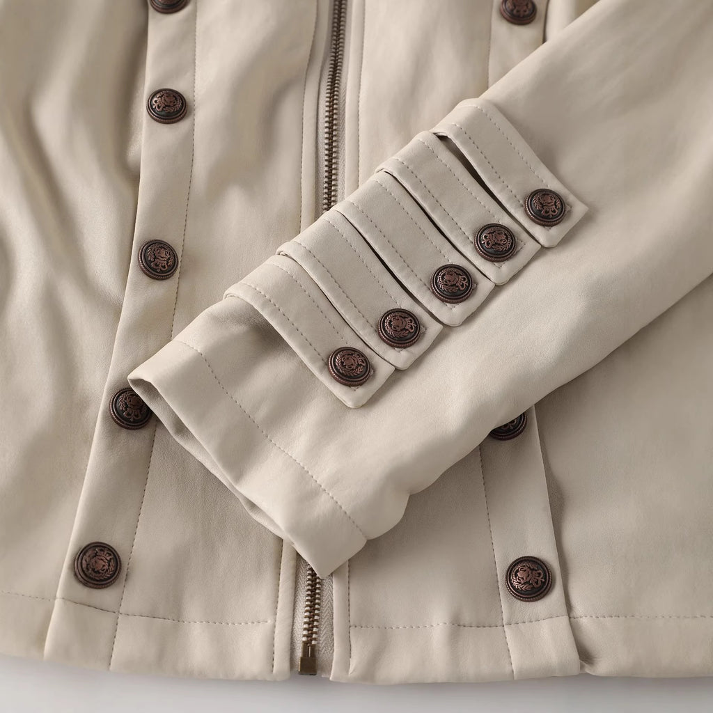 Double-Breasted Moto Jacket