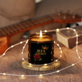Jefa Energy Soy Candle — Amber Jar Scented Candle with Rose & Crown Design