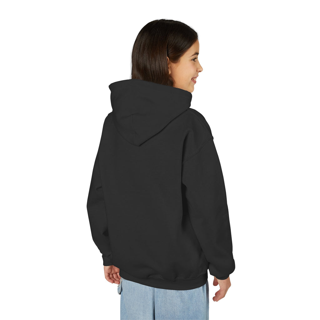 Youth Hoodie — 'Born Wild Raised Royal' Crowned Jaguar Graphic